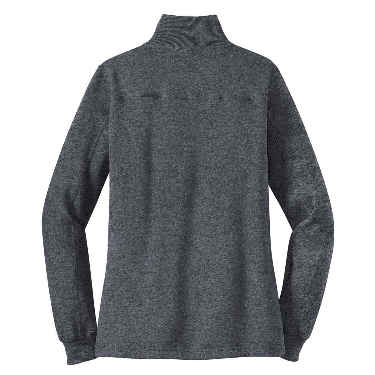 SportTek LST253 Ladies 1/4Zip Sweatshirt Graphite Heather