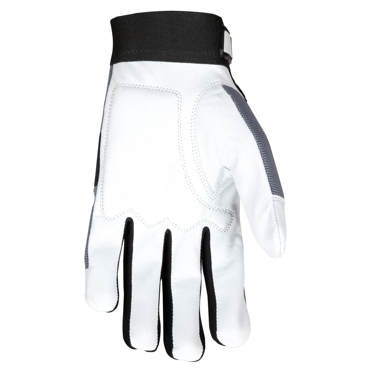 MCR Safety 919 Goatskin Leather Mechanic Glove Leather Padded Palm M