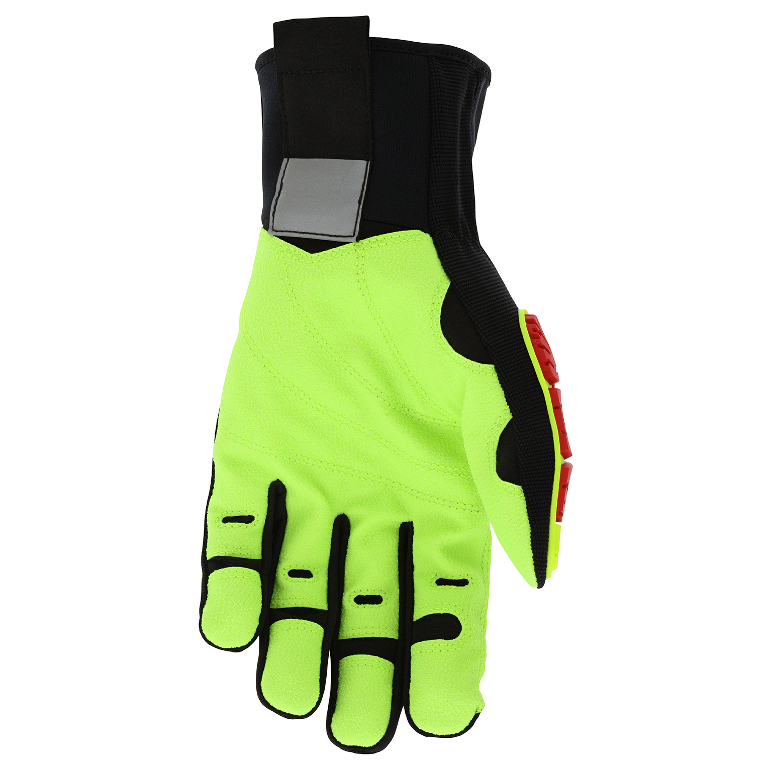 MCR Safety PD4906 Predator Mechanics Impact Gloves TPR Back Full Source