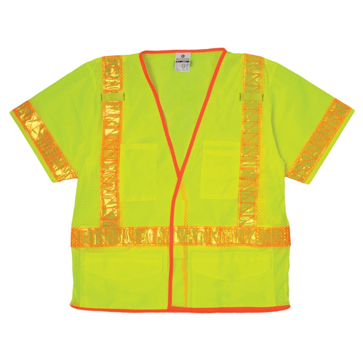 ML Kishigo 1201A UltraCool Mesh Class 3 Reflexite Safety Vest Yellow