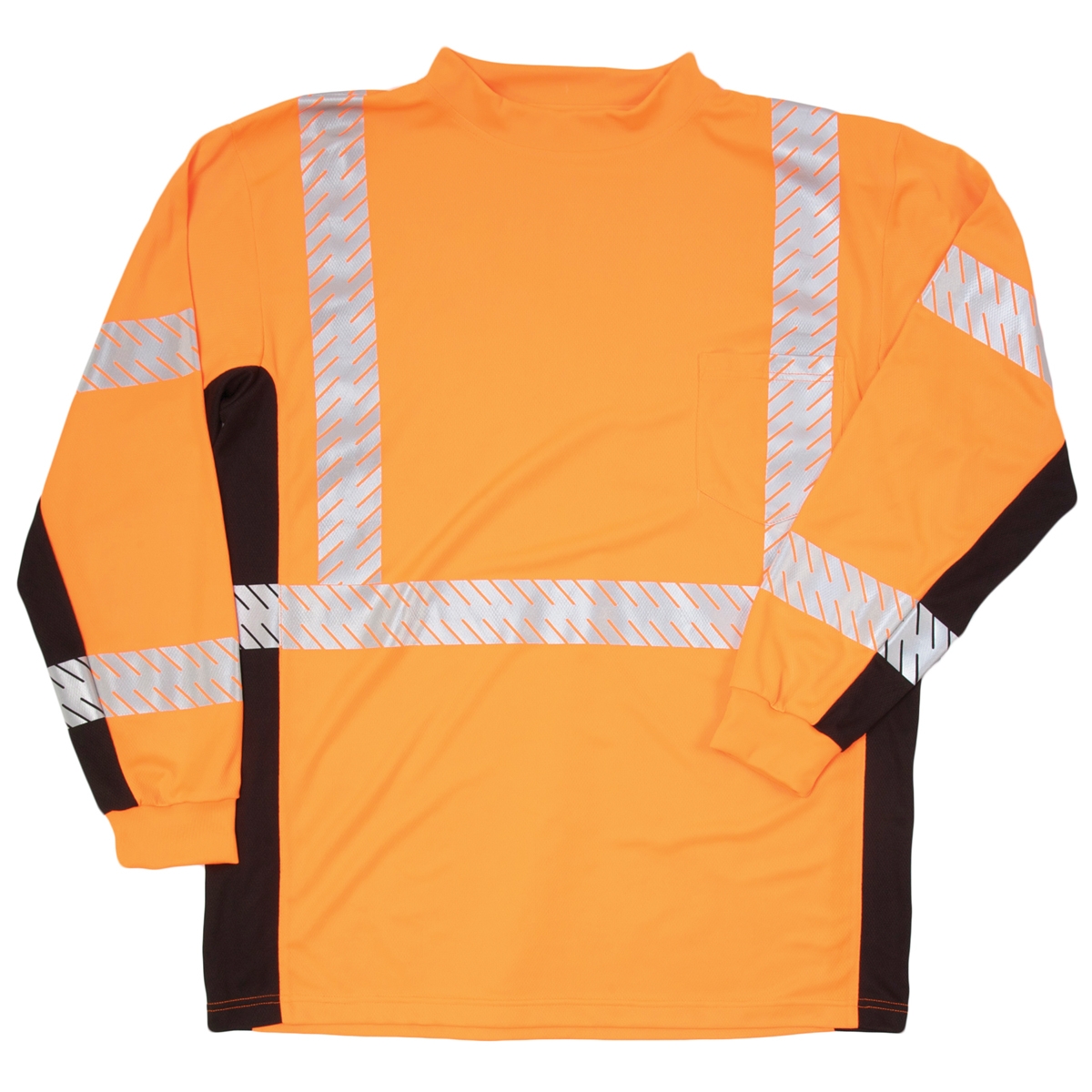 ML Kishigo 9135 Black Series Class 3 Long Sleeve TShirt Orange