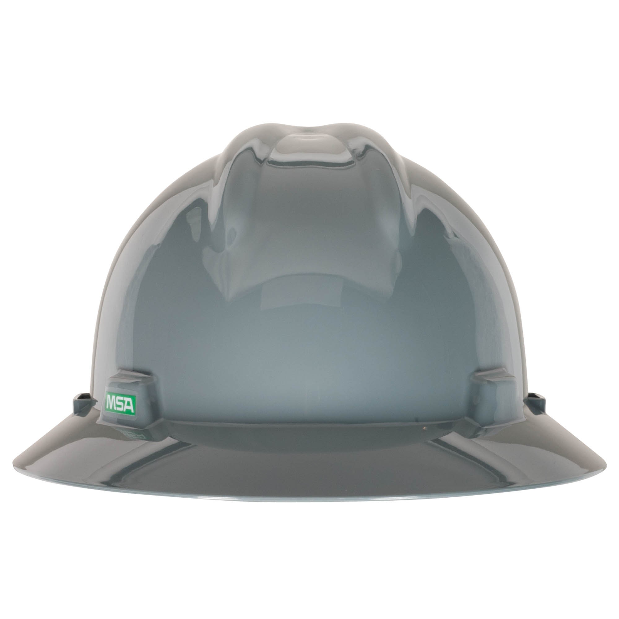 MSA 10058319 VGard Full Brim Hard Hat 1Touch Suspension Navy Gray
