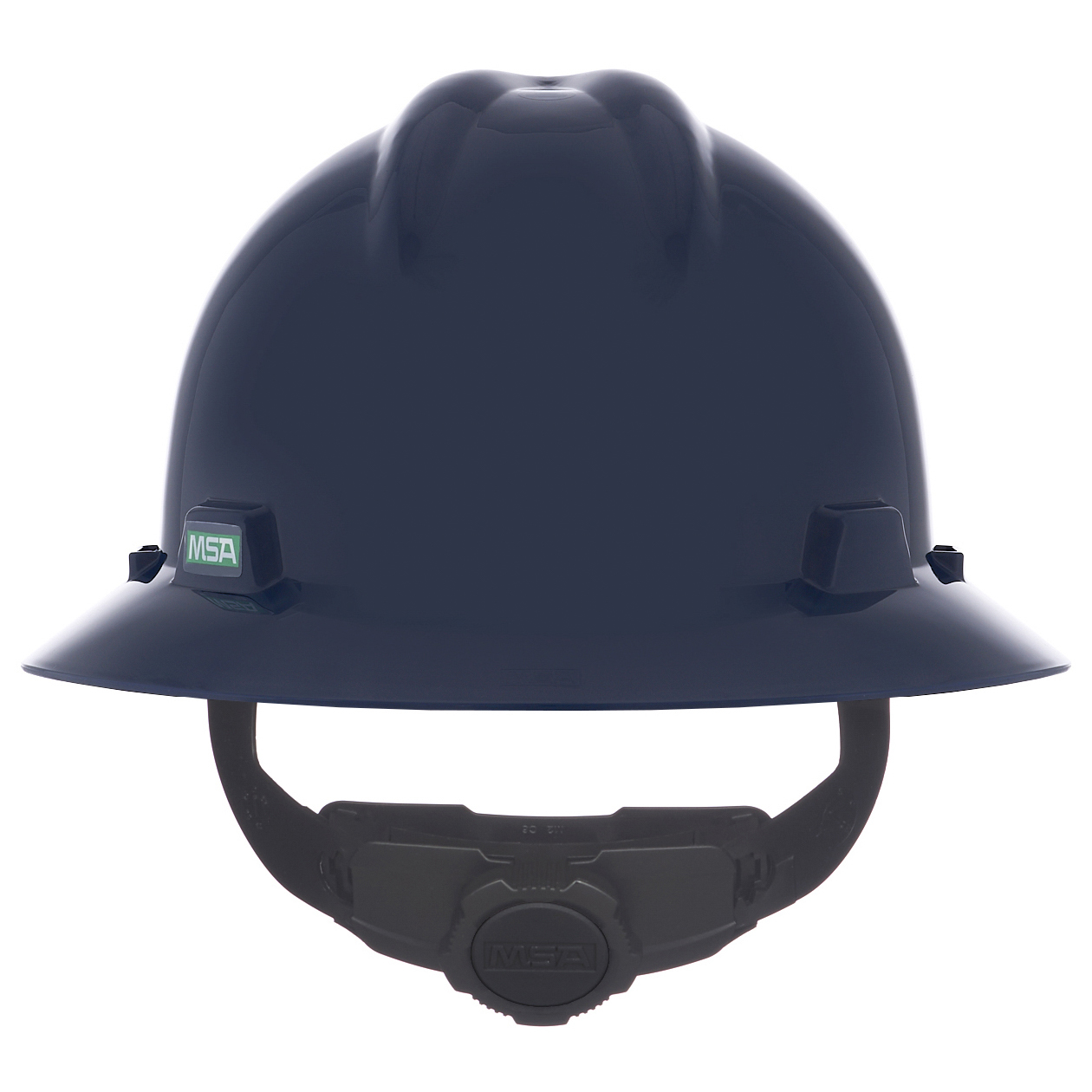 MSA 802975 V-Gard Full Brim Hard Hat - Fas-Trac Suspension