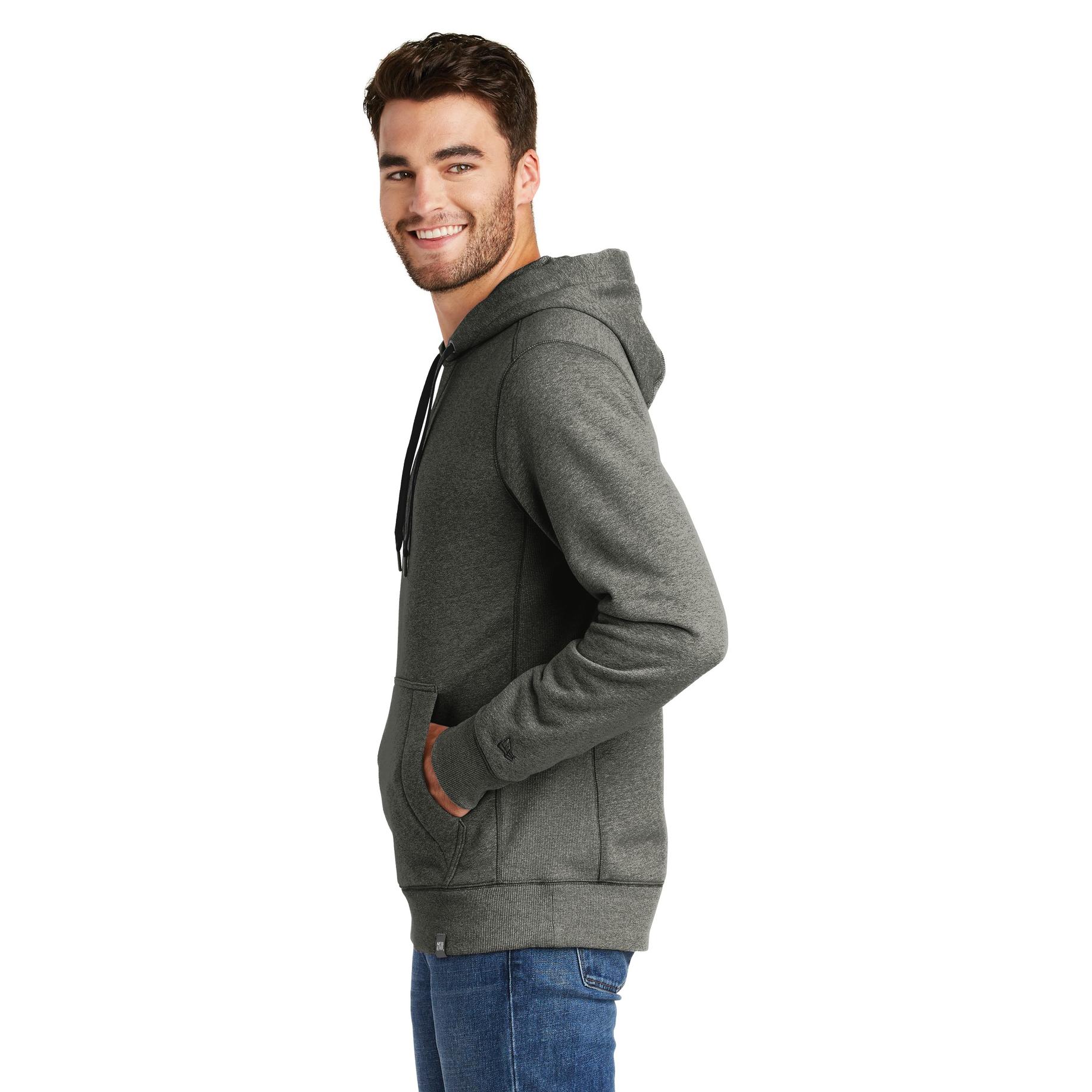 New Era Mens French Terry Full-Zip Hoodie