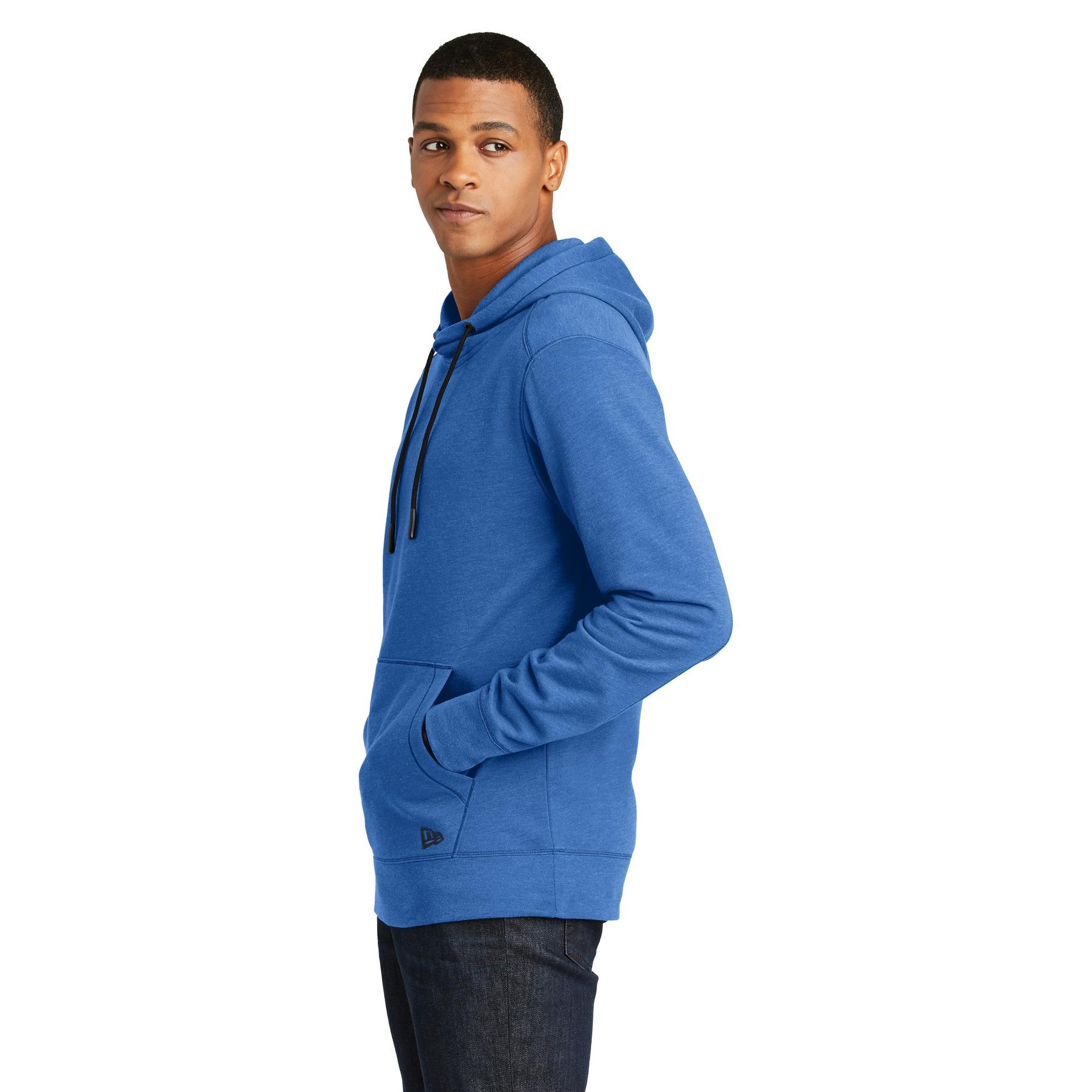 New Era NEA510 Tri-Blend Fleece Pullover Hoodie - Royal Heather | Full ...