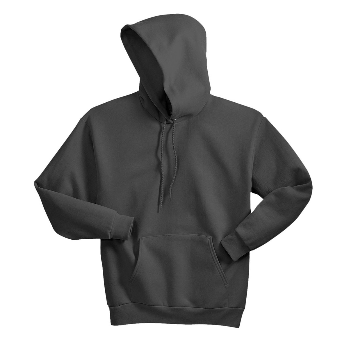 Hanes P170 ComfortBlend EcoSmart Pullover Hooded Sweatshirt - Smoke ...