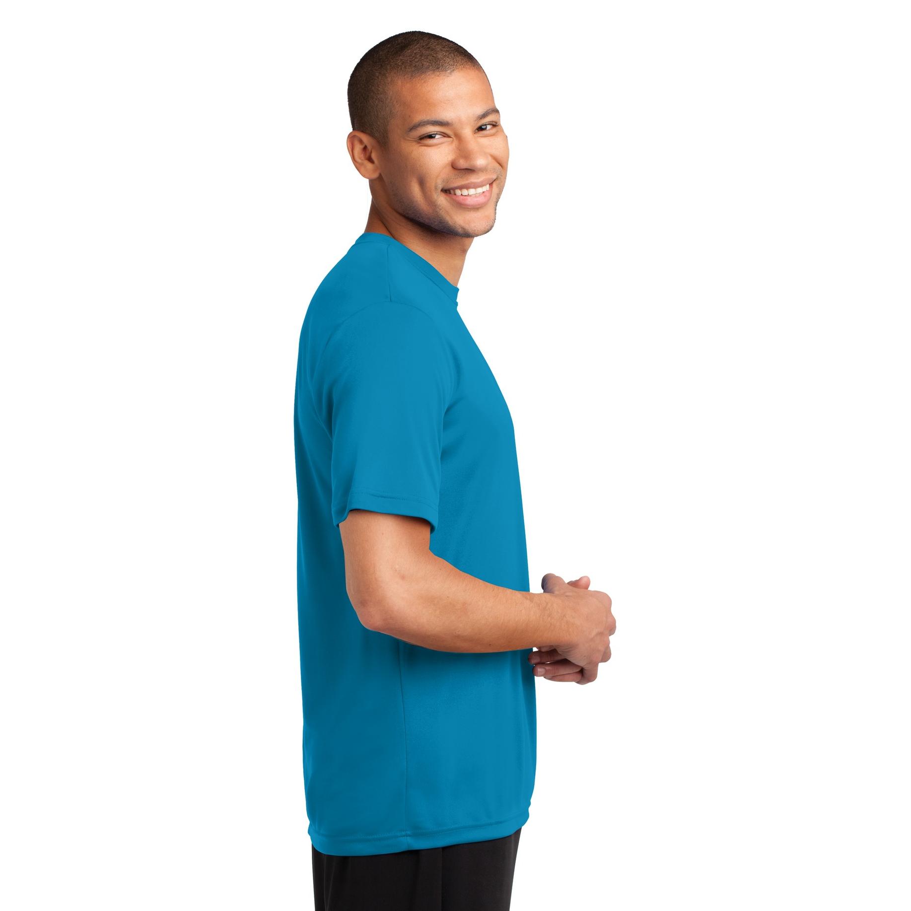 Port & Company PC380 Performance Tee - Neon Blue | Full Source