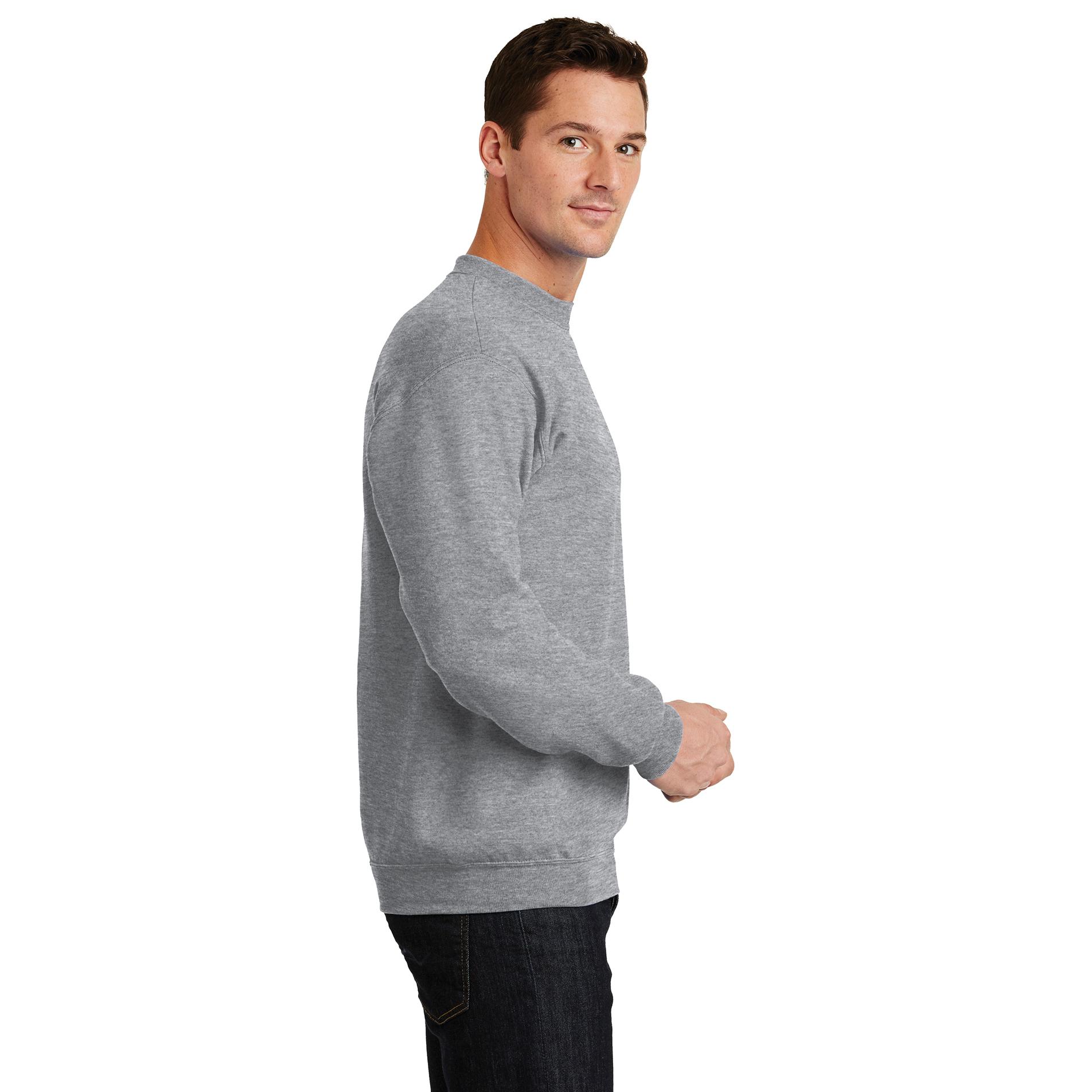 Port & Company PC78 Core Fleece Crewneck Sweatshirt - Athletic Heather ...