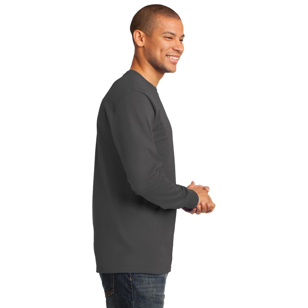 Port & Company PC61LS Long Sleeve Essential T-Shirt