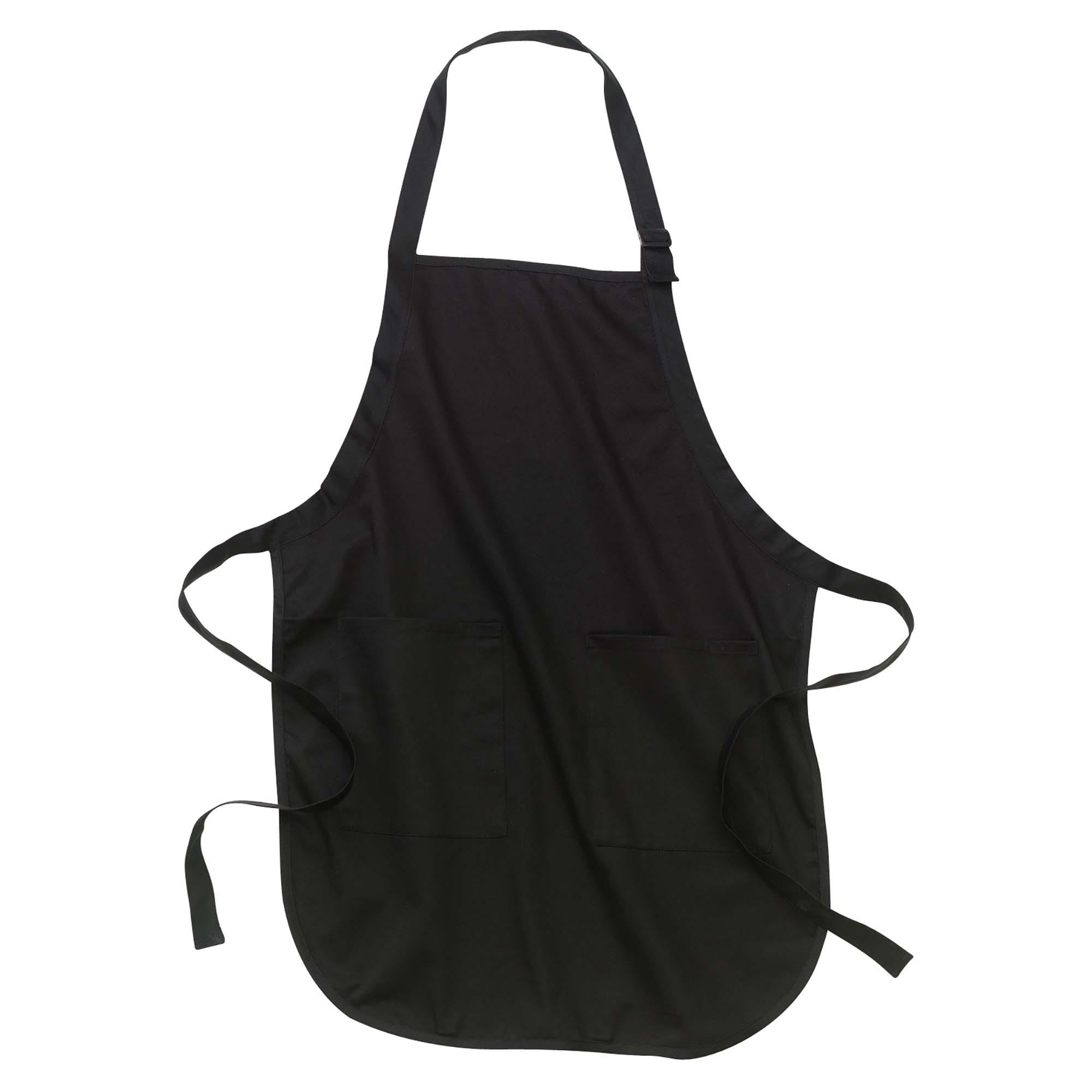 Port Authority A500 Full Length Apron with Pockets - Black