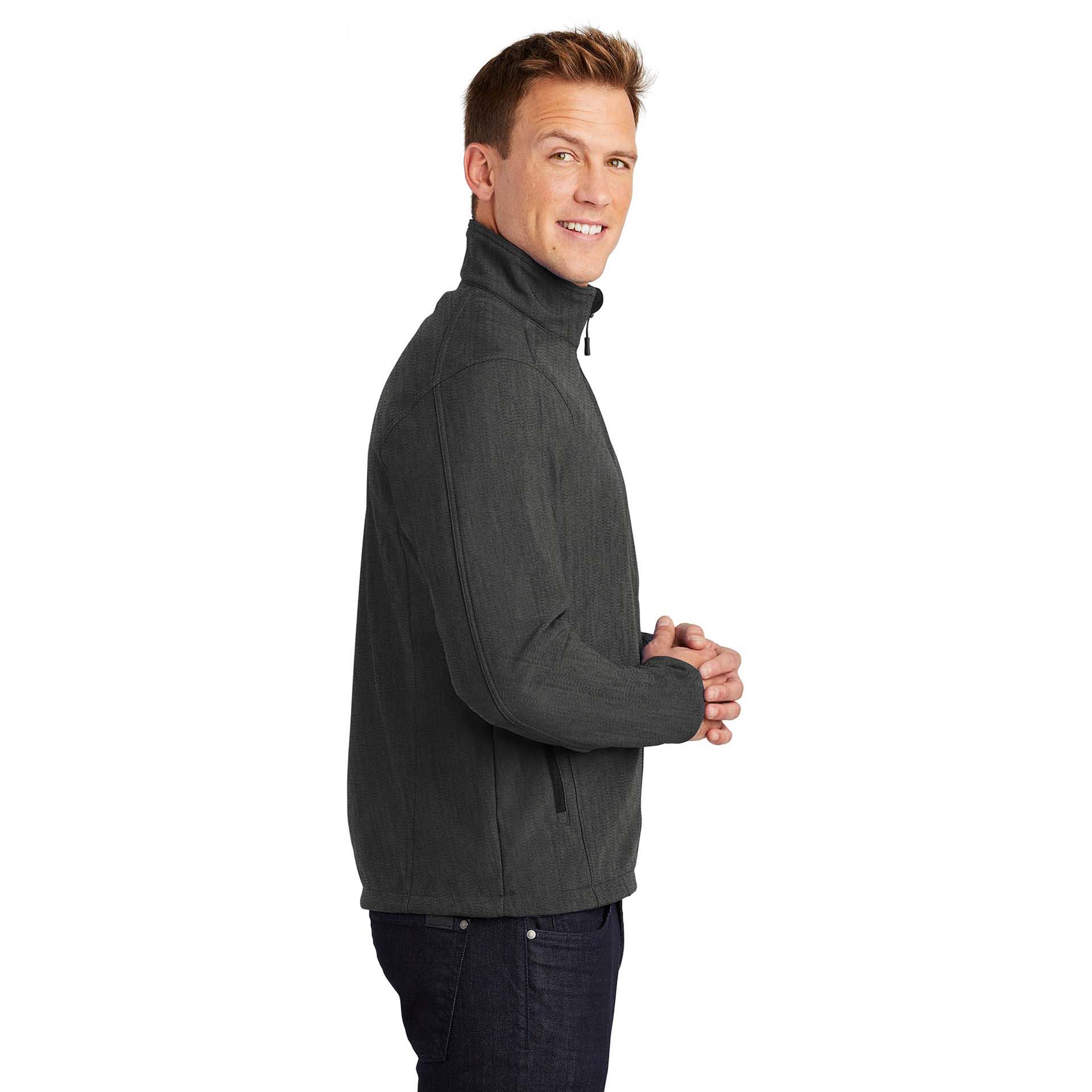 Port Authority J317 Core Soft Shell Jacket - Black Charcoal