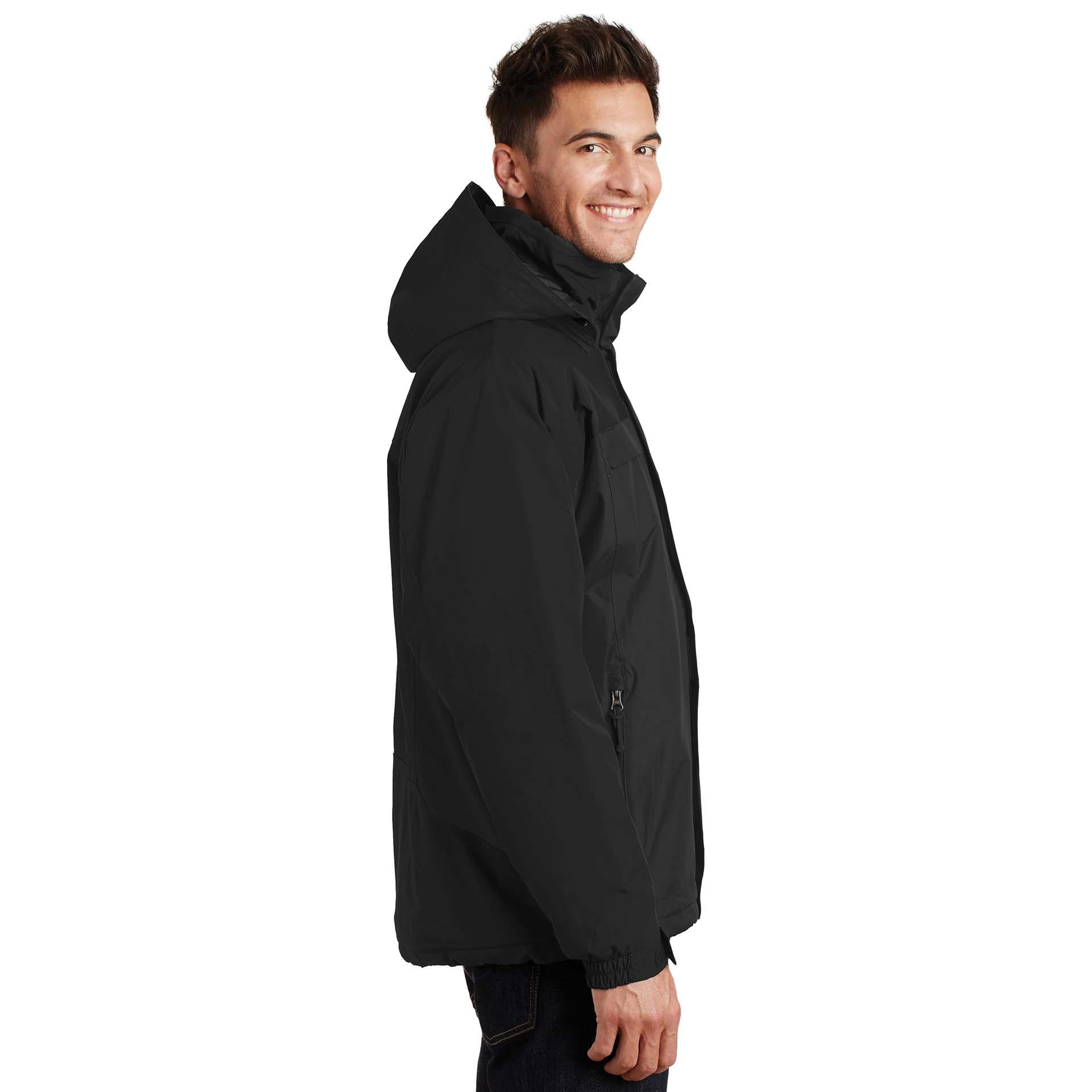 Port Authority J792 Nootka Jacket - Black/Black | Full Source