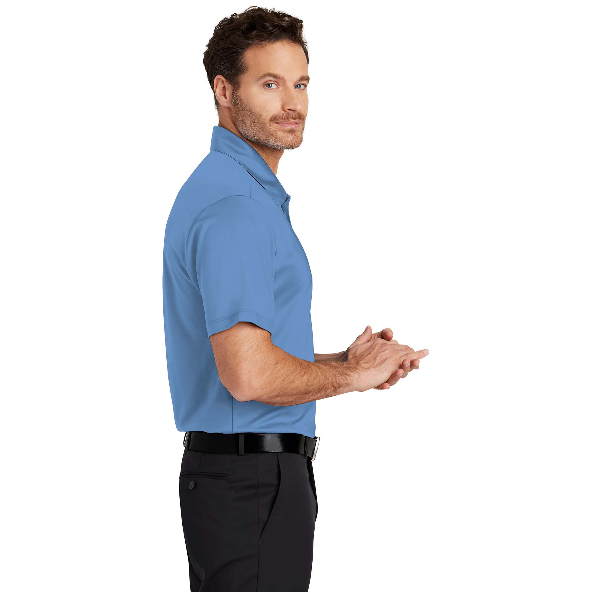 Port Authority K540 Silk Touch Performance Polo - Carolina Blue | Full ...