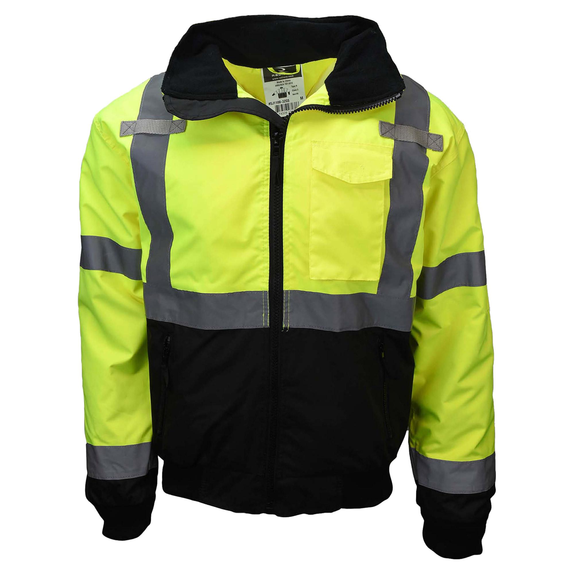 Radians SJ110B-3ZGS Type R Class 3 Two-in-One Bomber Jacket - Yellow ...