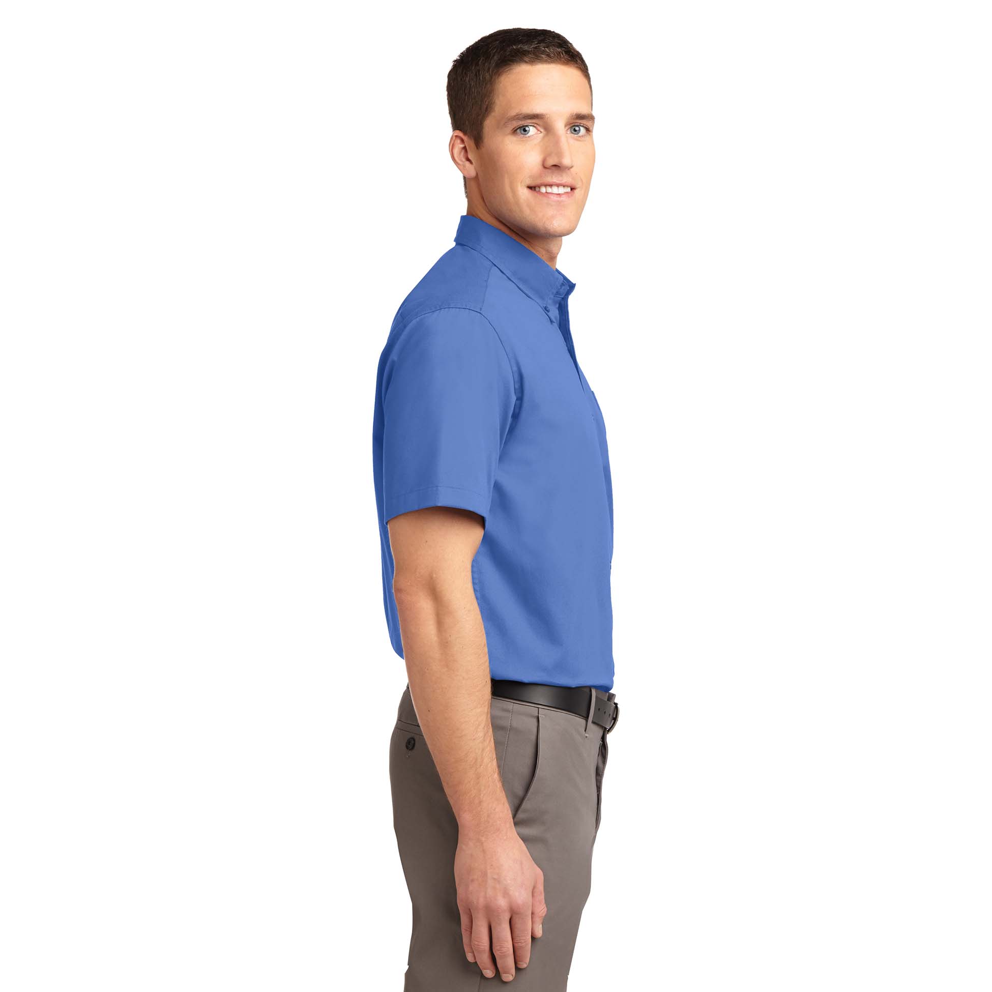 Port Authority S508 Short Sleeve Easy Care Shirt - Ultramarine Blue ...