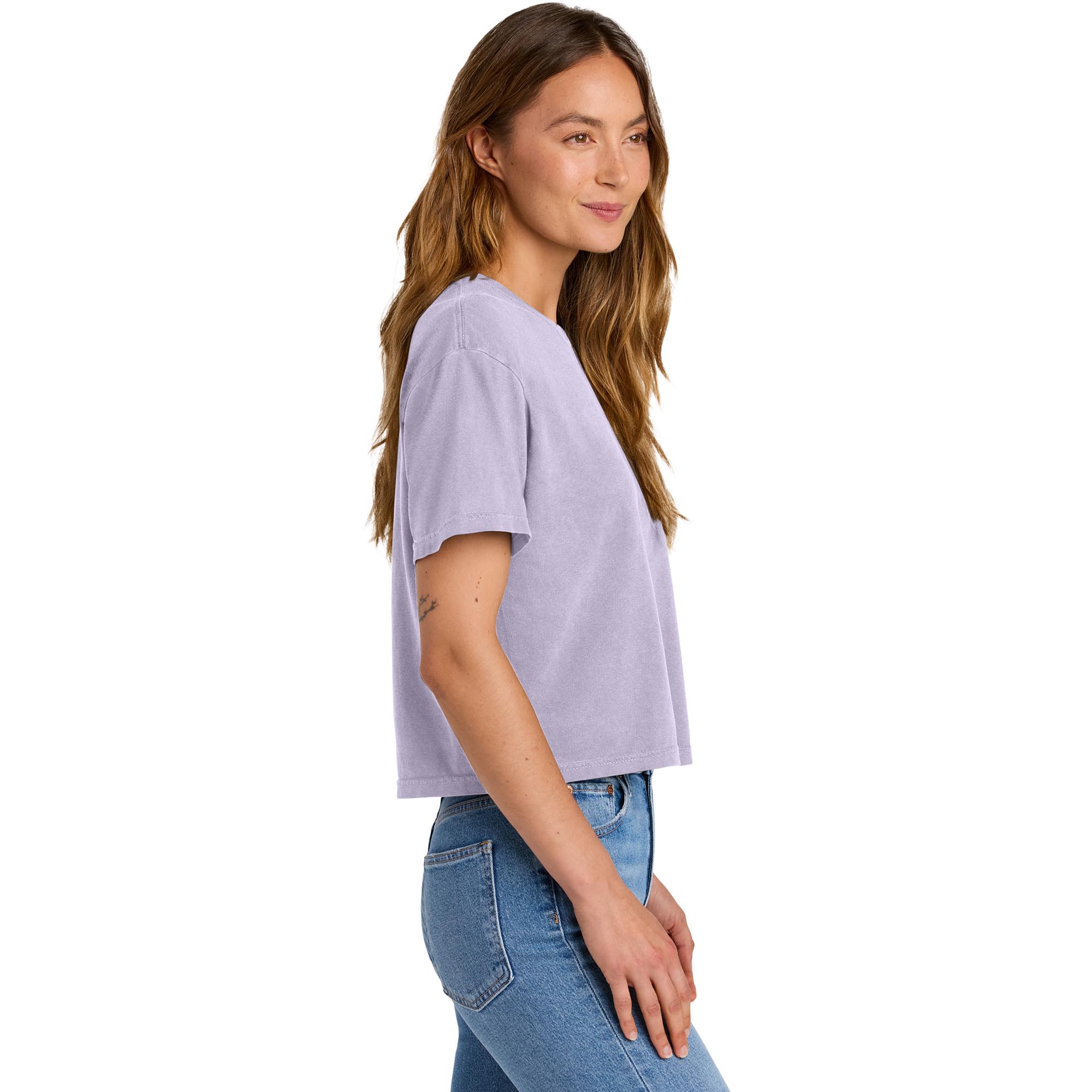 Comfort Colors 3023CL Ladies Heavyweight Boxy Tee - Orchid | Full