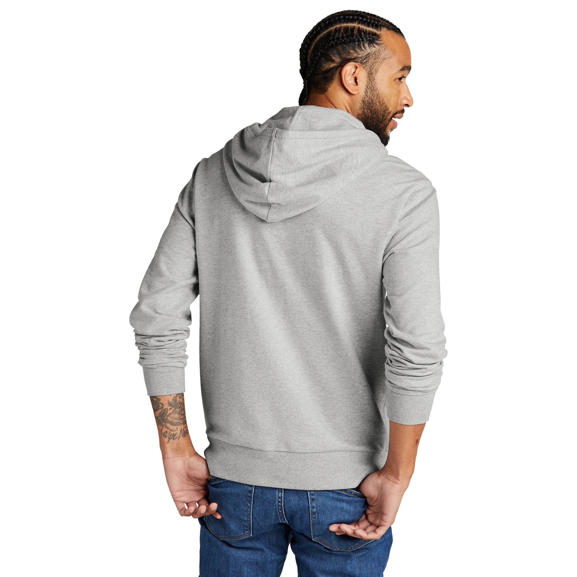 Allmade AL4000 Unisex Organic French Terry Pullover Hoodie - Granite ...