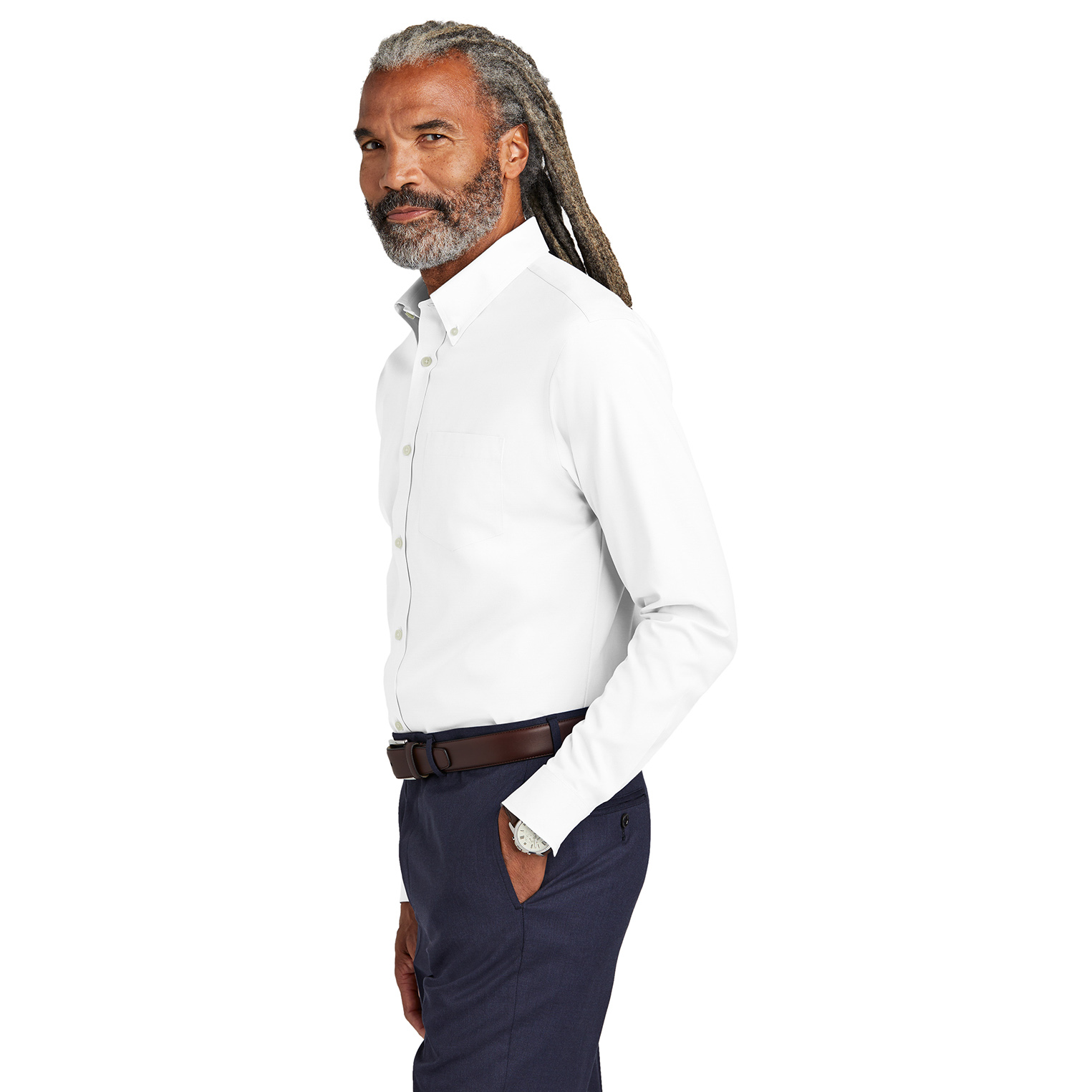 Brooks Brothers ®  Wrinkle-Free Stretch Pinpoint Shirt BB18000