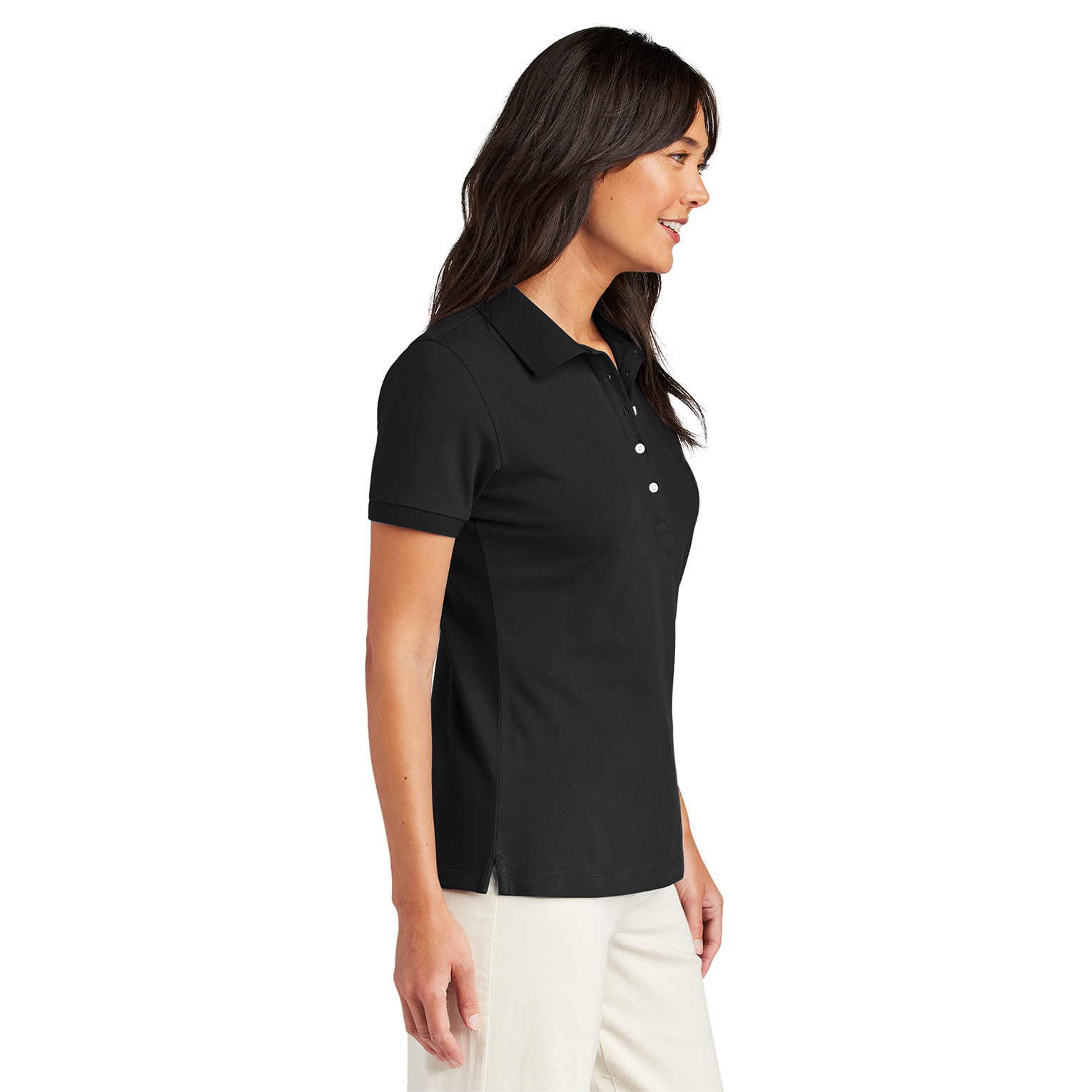 Brooks Brothers BB18201 Women's Pima Cotton Pique Polo Deep