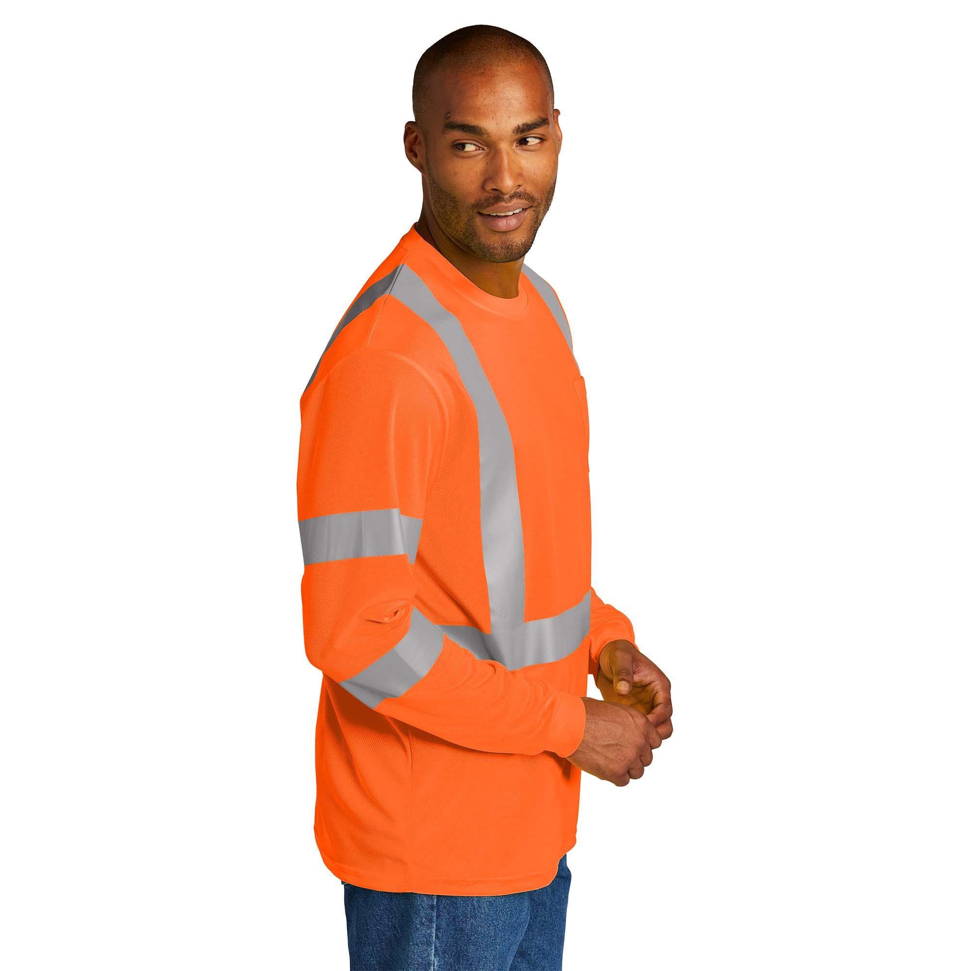 CornerStone CS203 ANSI 107 Class 3 Mesh Long Sleeve T-Shirt