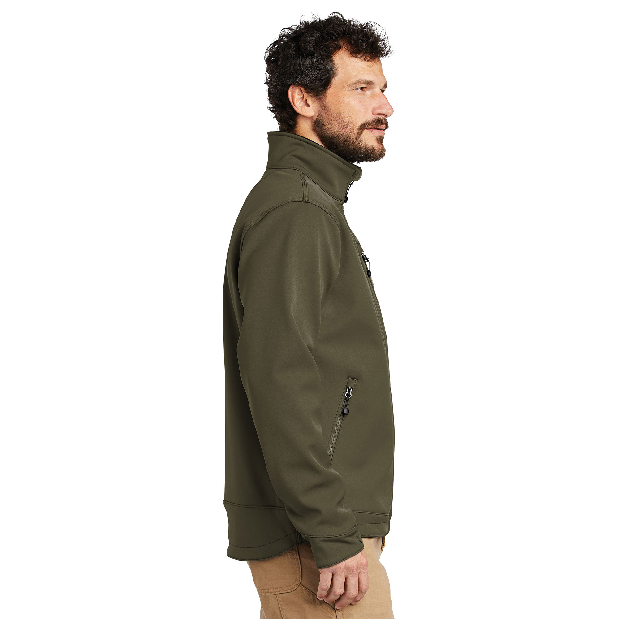 Carhartt 102199 Crowley Soft Shell Jacket - Moss | Full Source