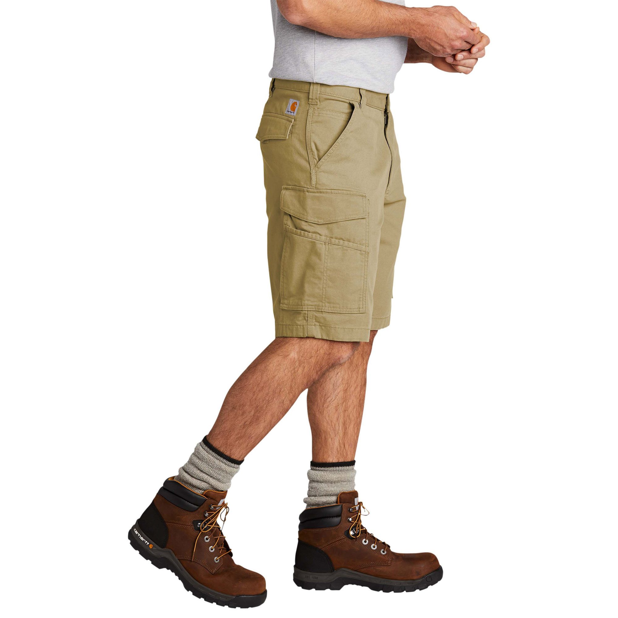 Carhartt 103542 Rugged Flex Rigby Cargo Shorts - Dark Khaki | Full