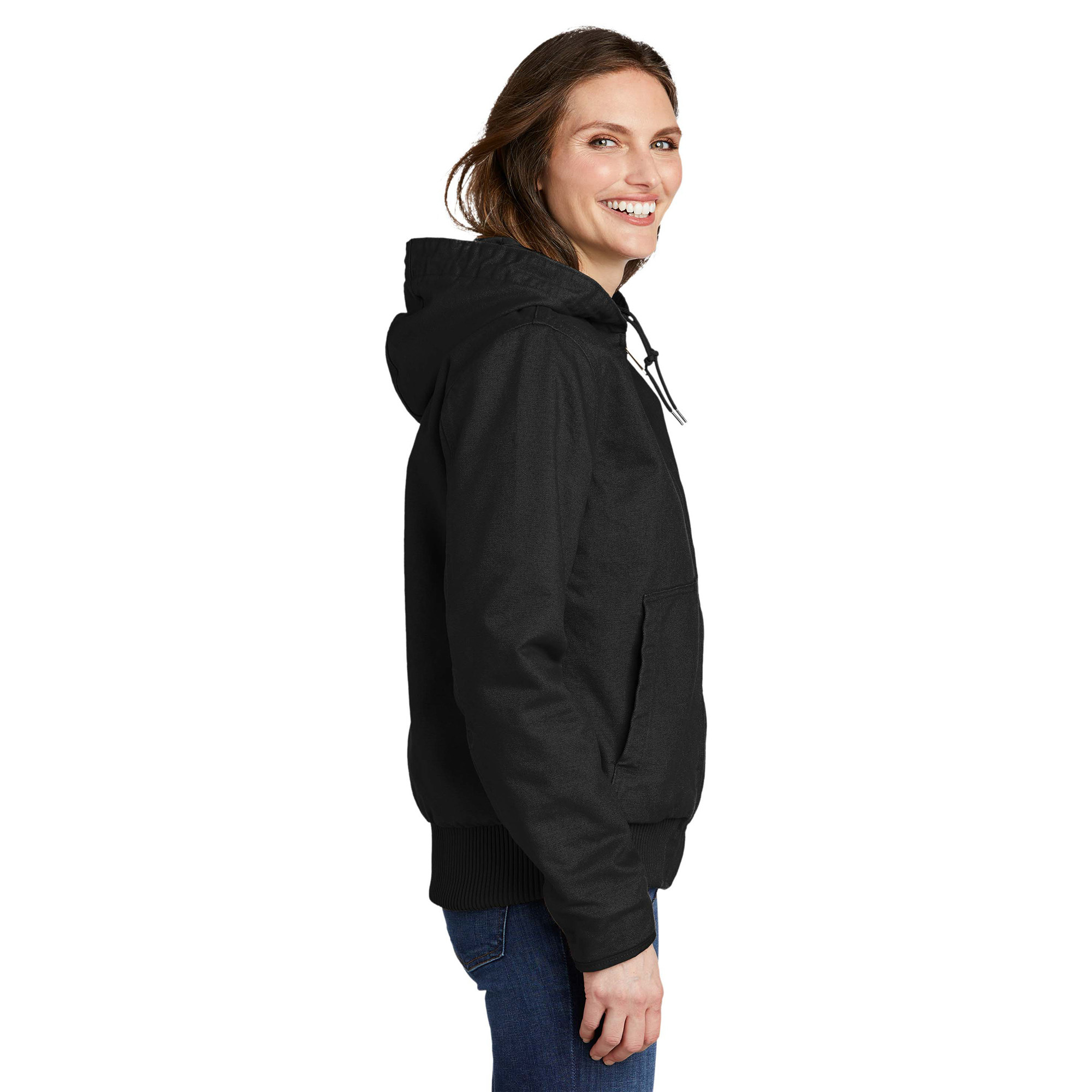 Carhartt 104053 Women’s Washed Duck Active Jac - Black