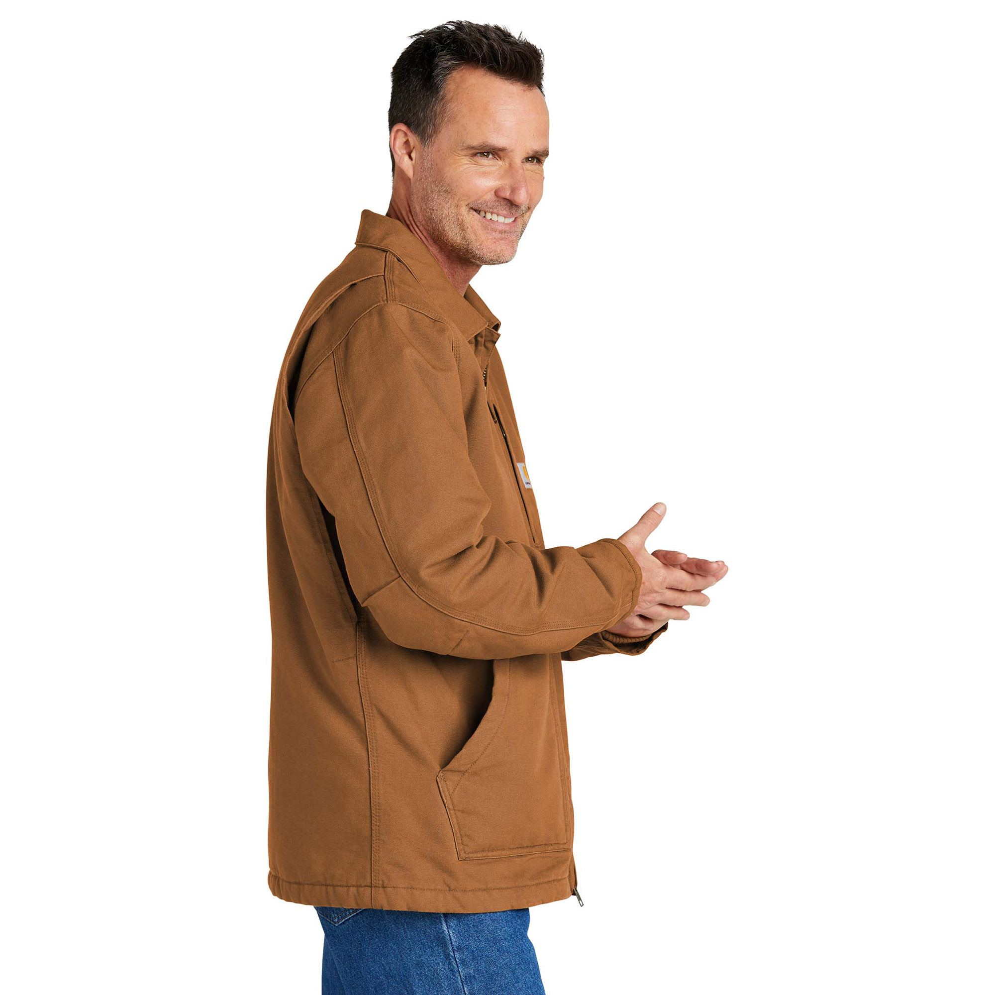 Carhartt 104293 Sherpa Lined Coat - Carhartt Brown | Full Source