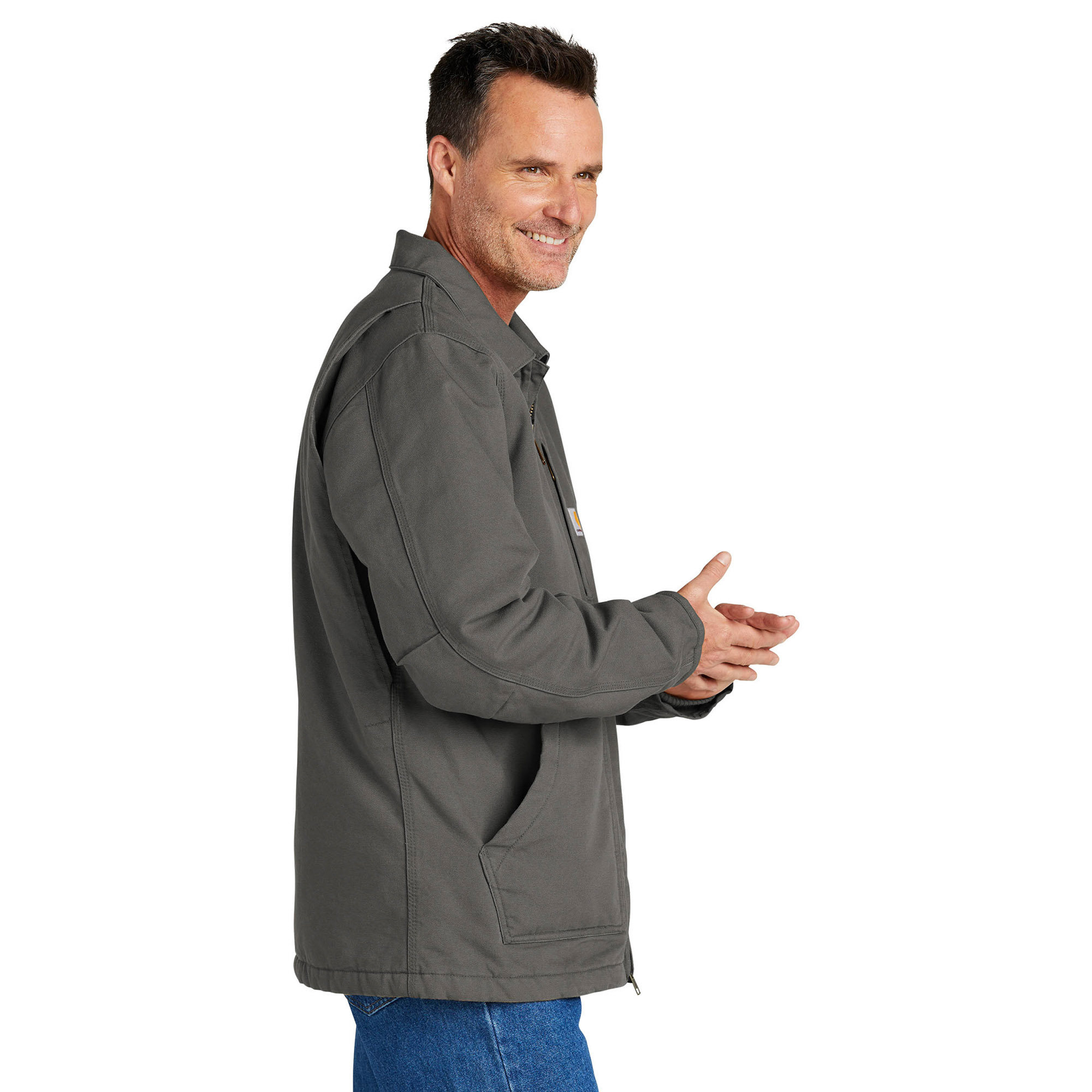 Carhartt 104293 Sherpa Lined Coat - Gravel | Full Source