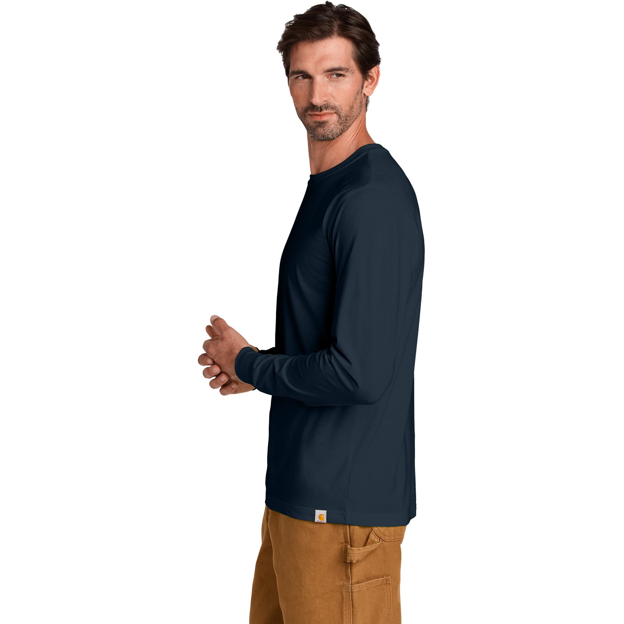 Carhartt CT106921 Long Sleeve Lightweight T-Shirt - Navy