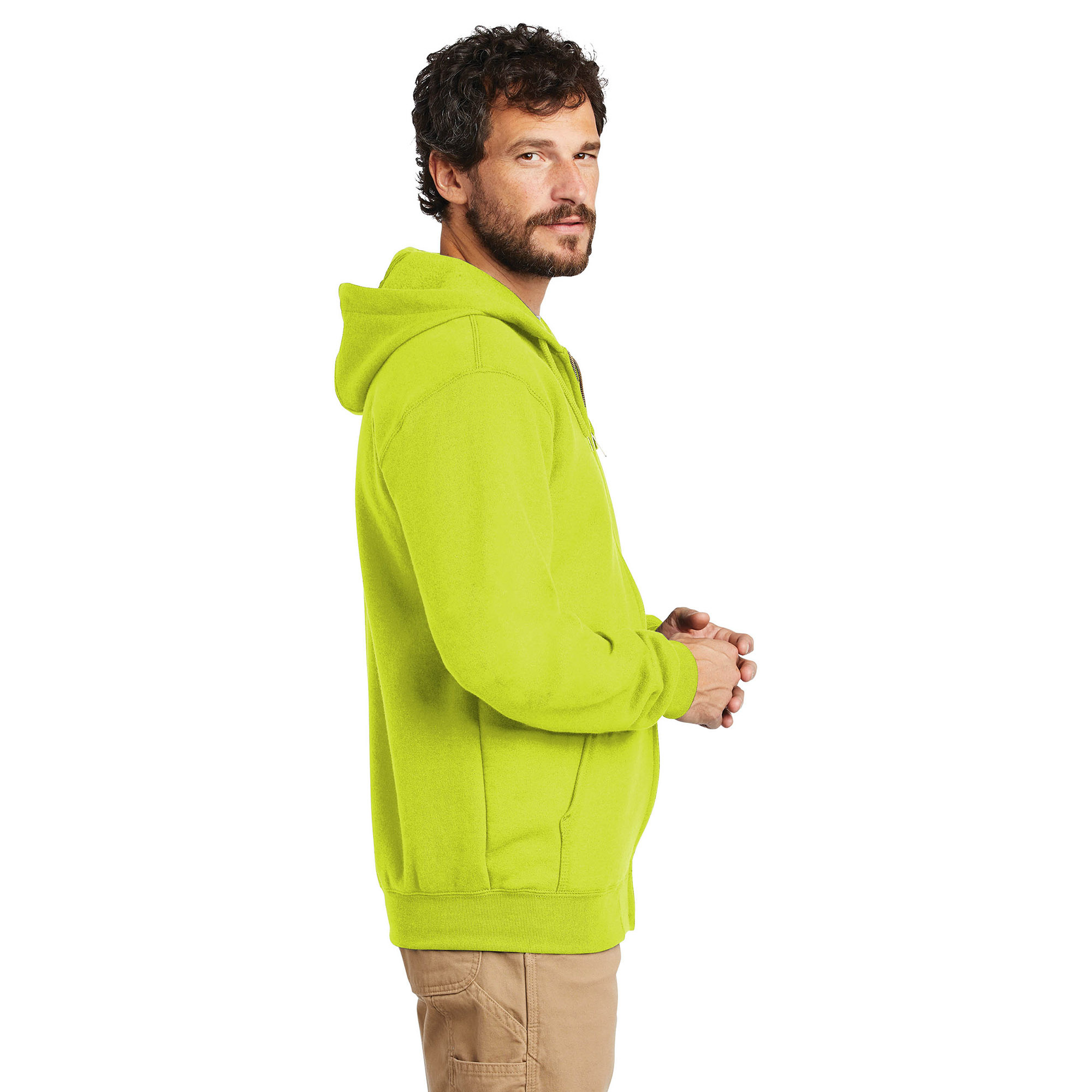 Carhartt K122 Midweight Hooded Zip-Front Sweatshirt - Brite