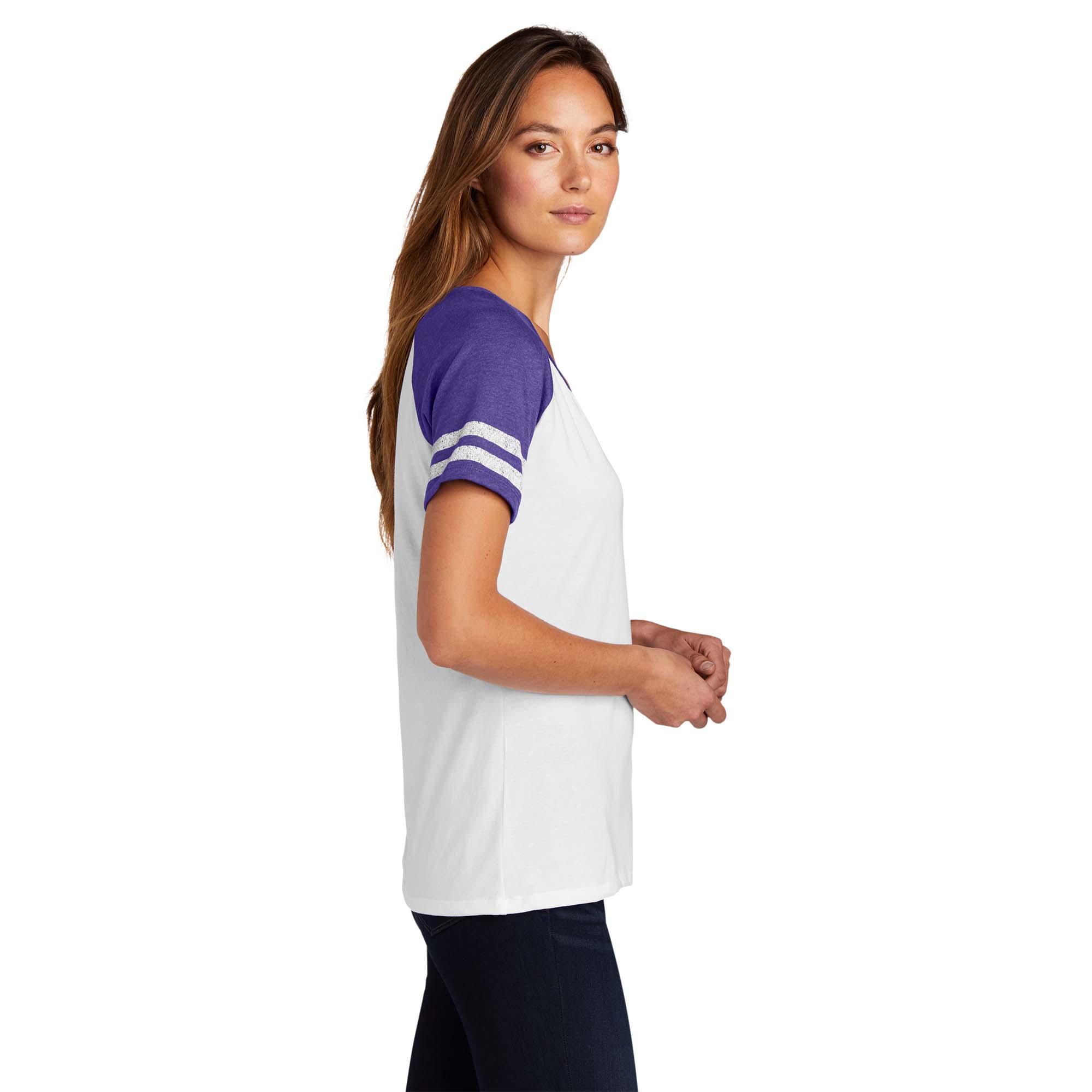 District DM476 Women's Game V-Neck Tee 