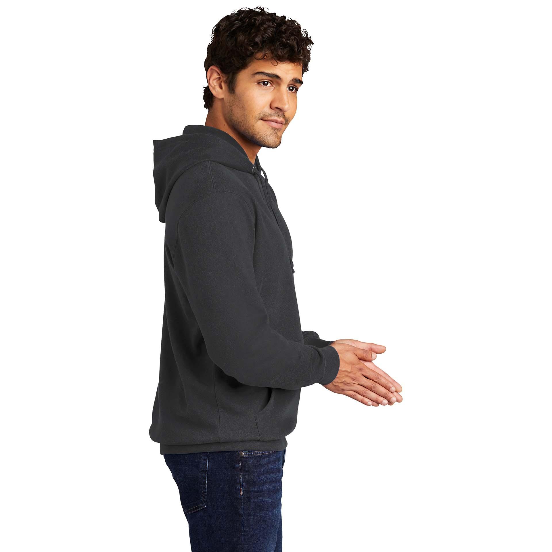 District DT6100 V.I.T. Fleece Pullover Hoodie - Charcoal | Full Source