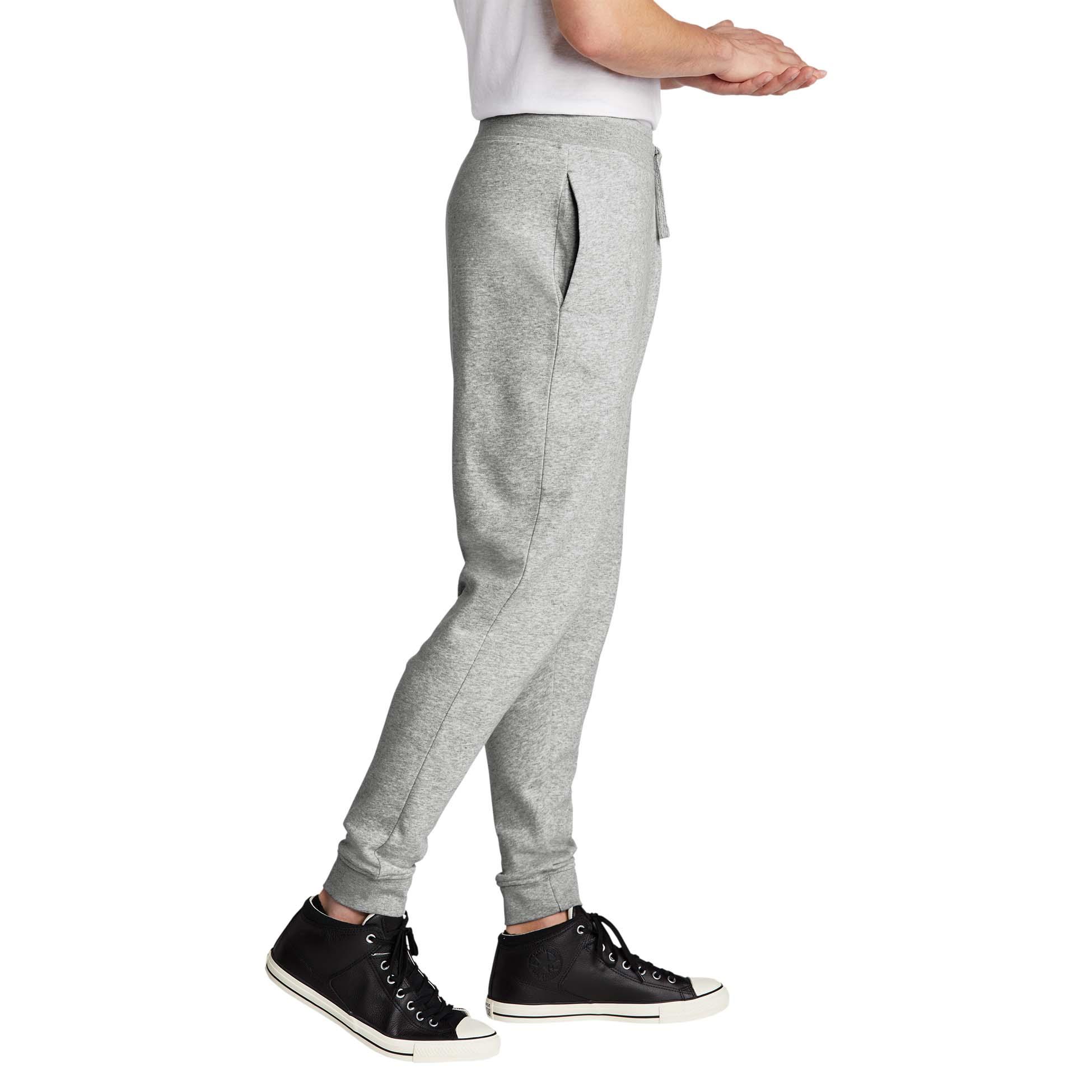 District DT6107 District V.I.T. Fleece Joggers Light Heather Grey Full Source