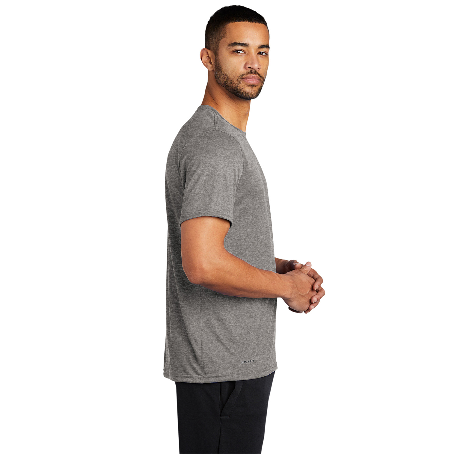 Nike DV7299 Team rLegend Tee - Carbon Heather | Full Source