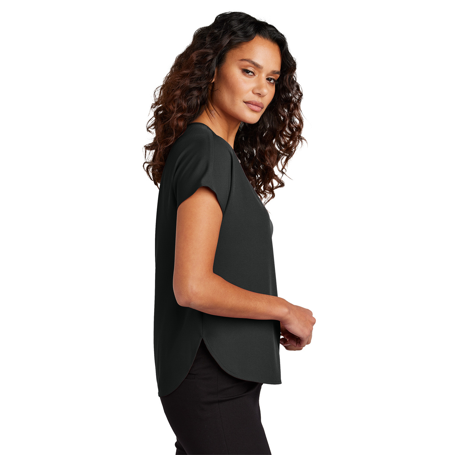 MARRY ME PERL SWEAT ブラック Heavy Luxe Jersey Half Zip - Black | James Perse Los Angeles