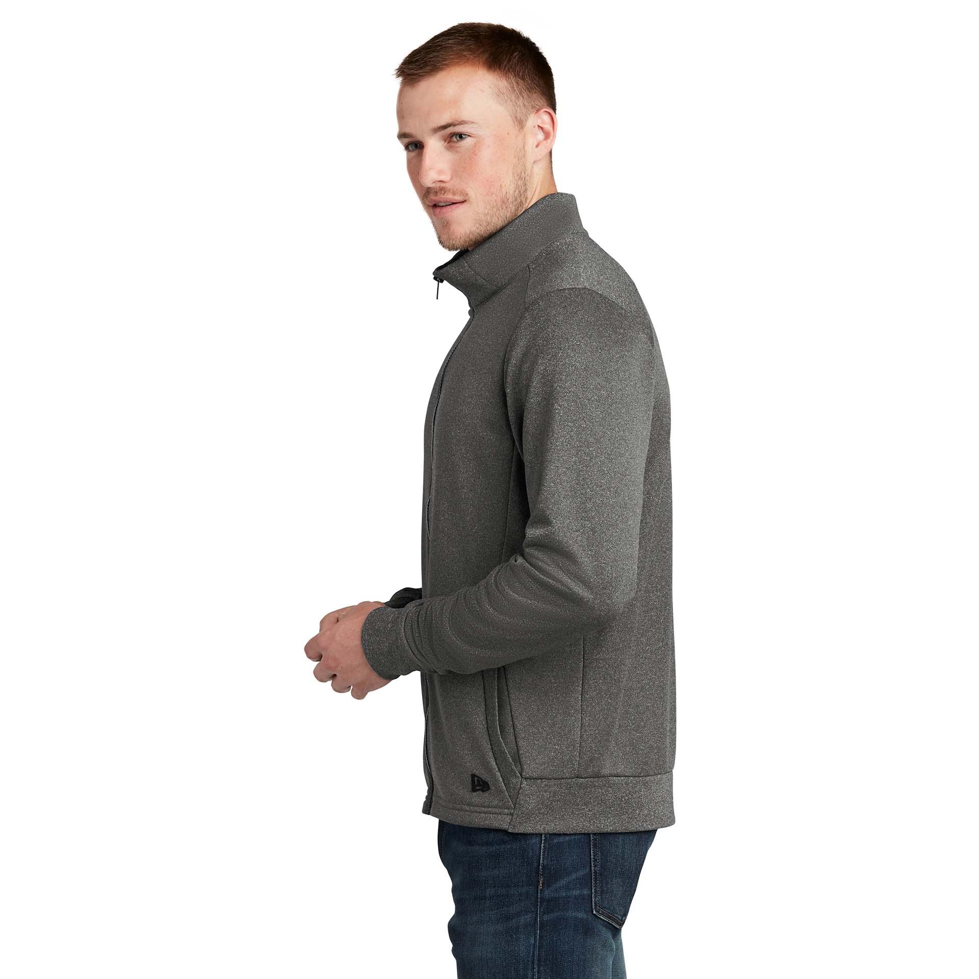 New Era NEA530 Performance Terry Full-Zip Jacket - Graphite