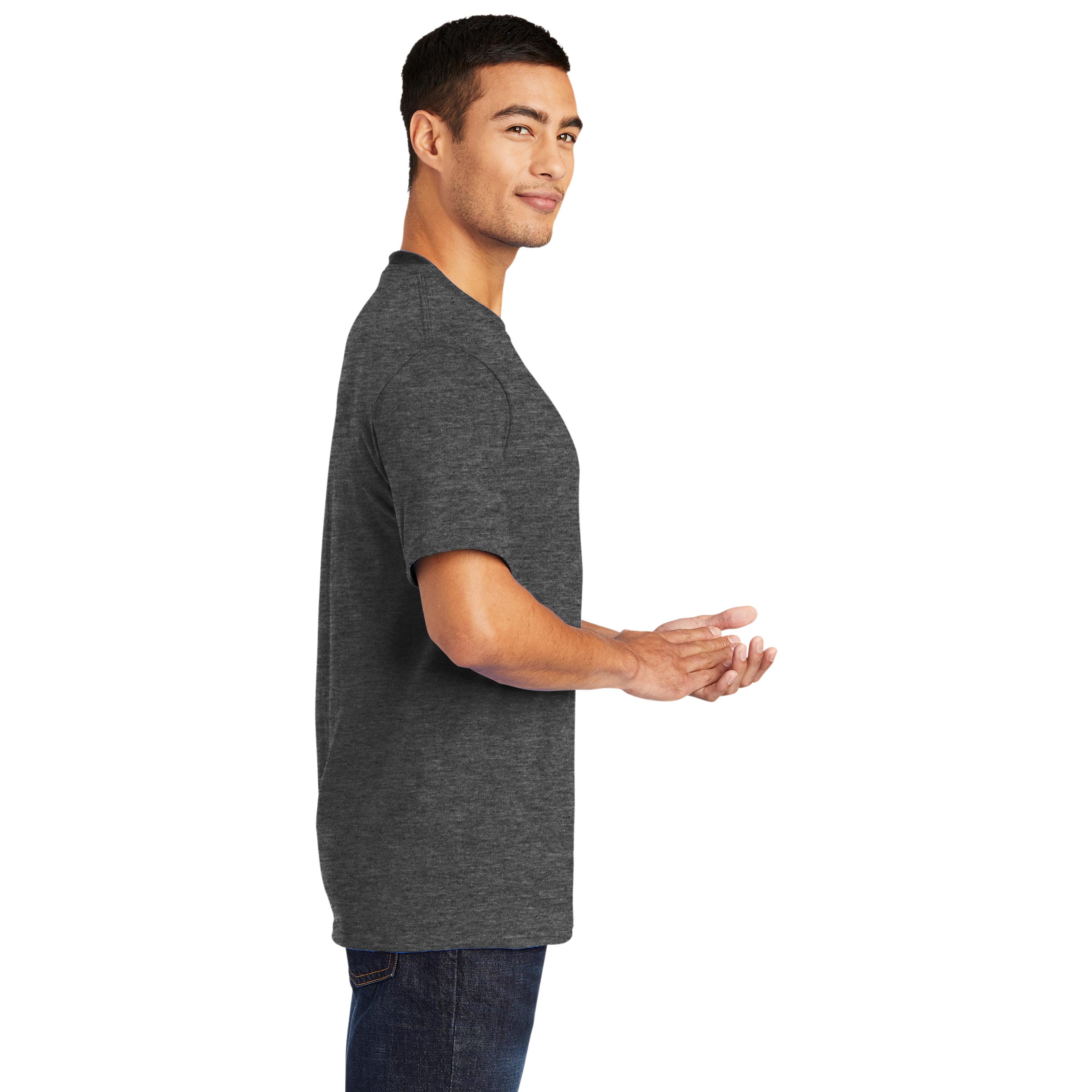 Port & Company PC55 Core Blend Tee - Dark Heather Gray | Full Source