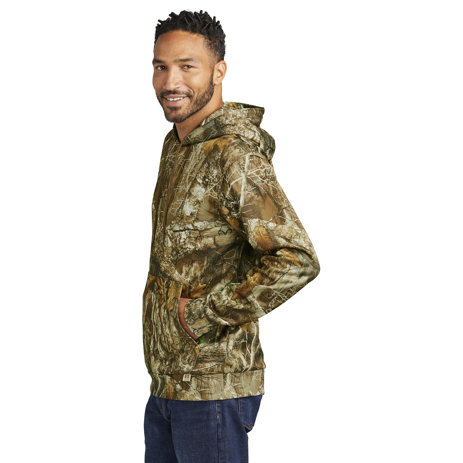 Russell Outdoors RU400 Realtree Pullover Hoodie Realtree Edge