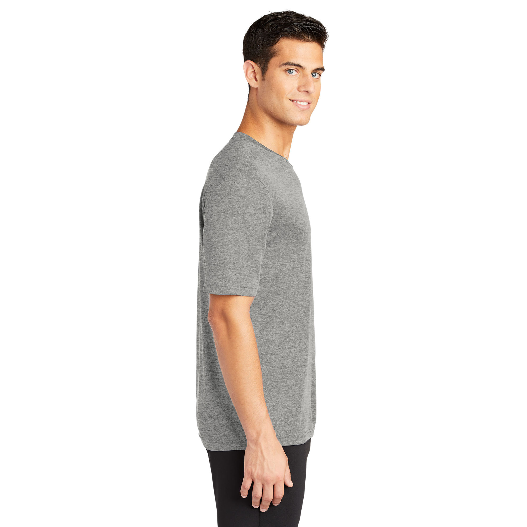 Sport-Tek ST350 PosiCharge Competitor Tee - Grey Concrete Heather ...