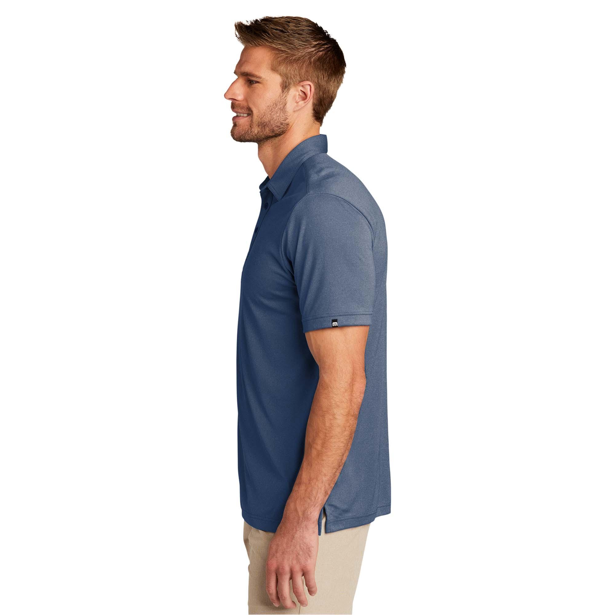 TravisMathew TM1MU410 Coto Performance Polo - Vintage Indigo/Black