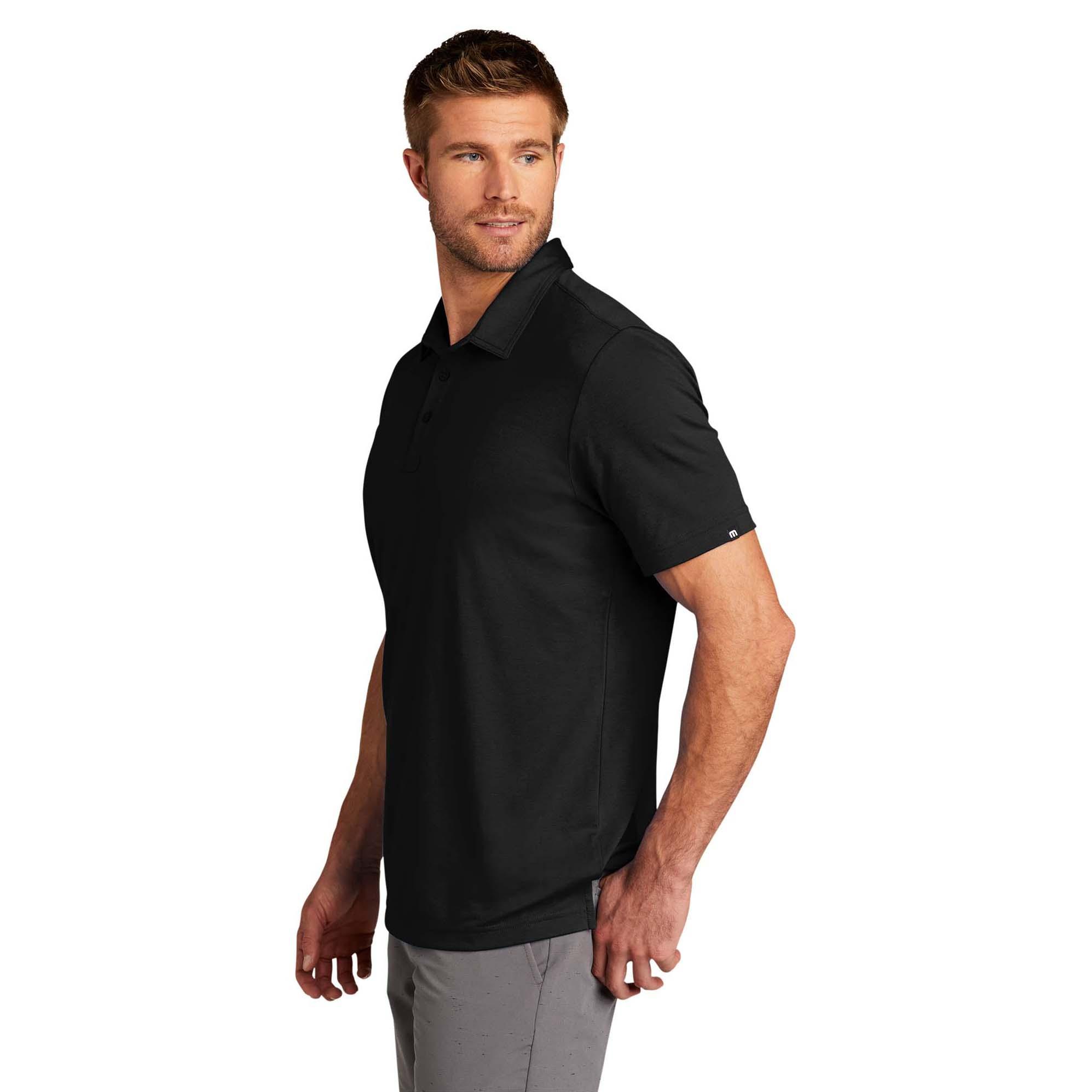 TravisMathew TM1MU411 Oceanside Solid Polo - Black | Full Source