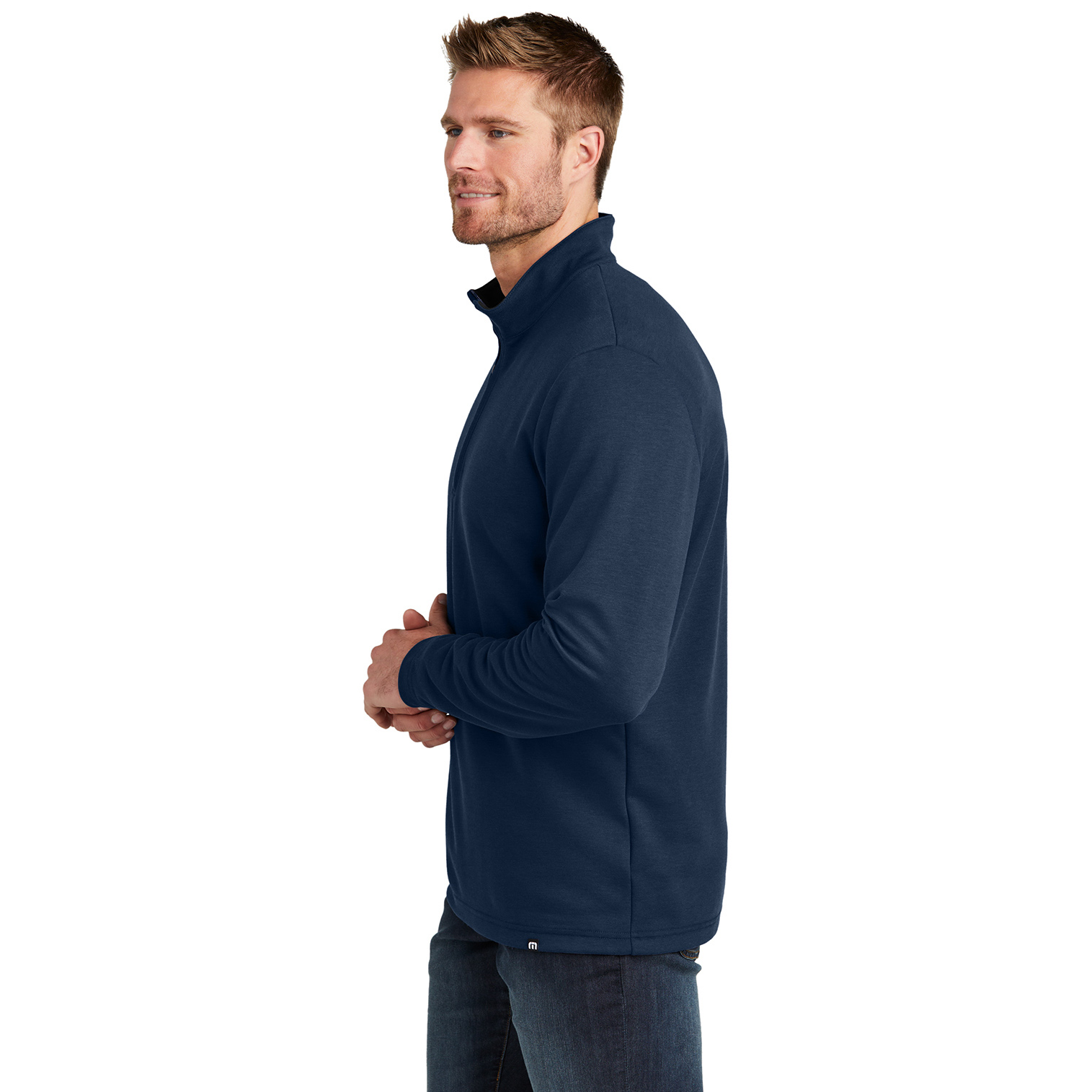 TravisMathew TM1MZ339 Coveside 1/4-Zip - Blue Nights | Full