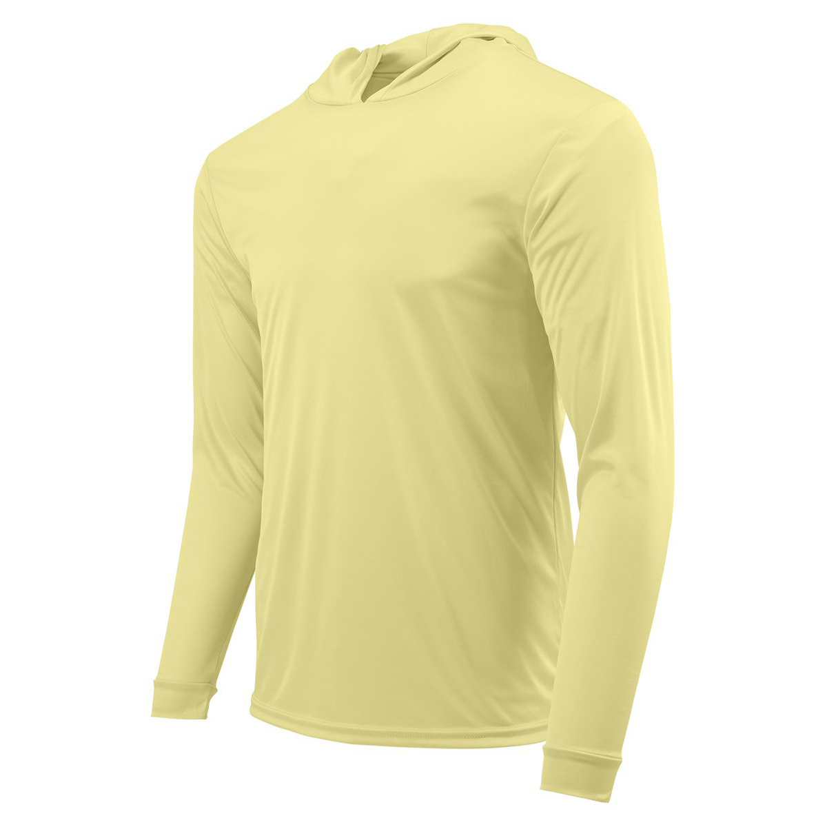 Paragon 220 Bahama Performance Hooded Long Sleeve T-Shirt - Pale Yellow