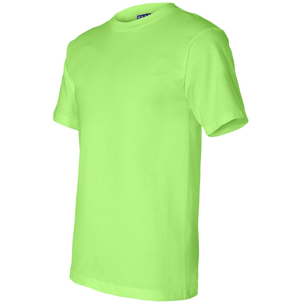 Bayside 2905 Union-Made Short Sleeve T-Shirt - Lime Green | Full