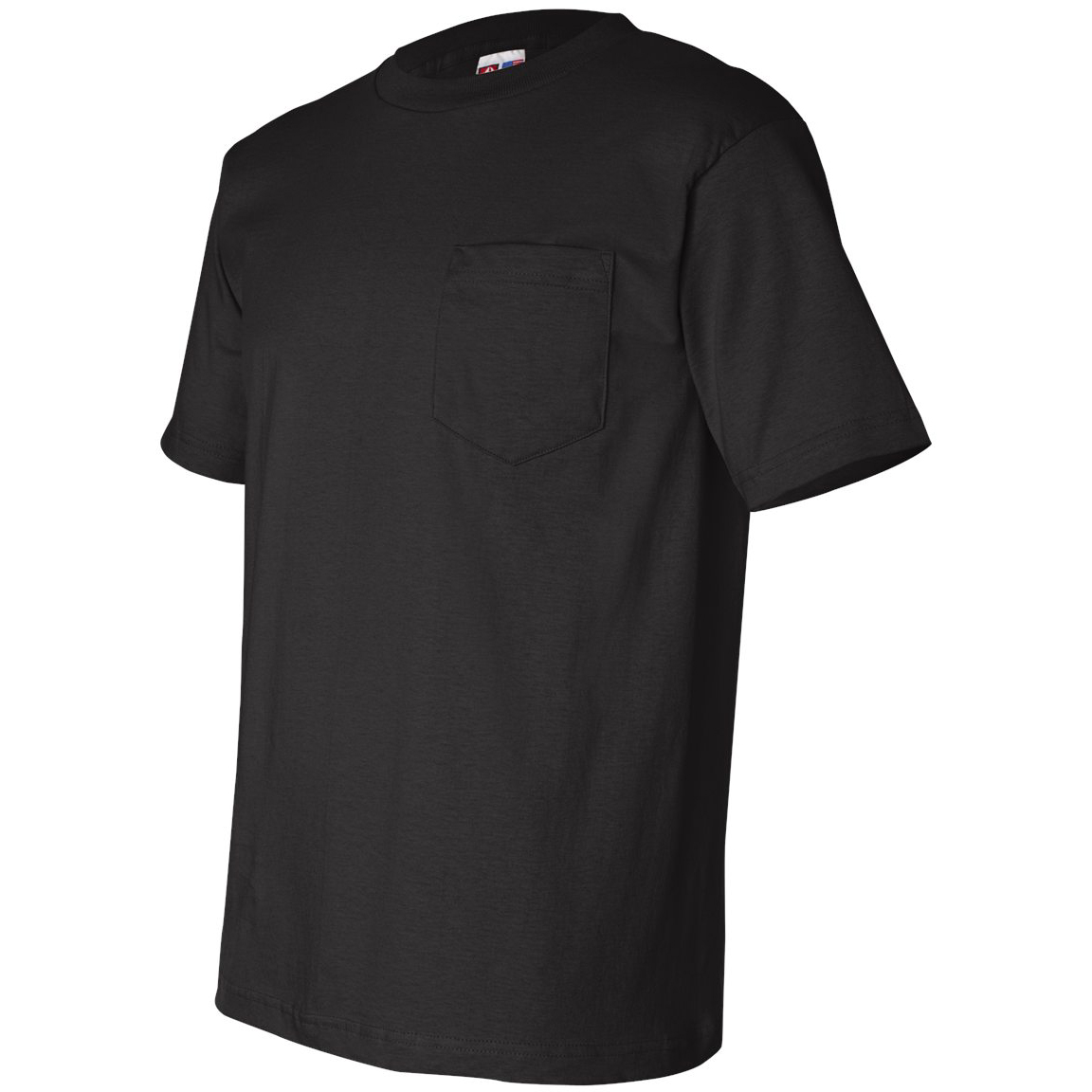 Bayside 7100 USA-Made Short Sleeve T-Shirt with a Pocket