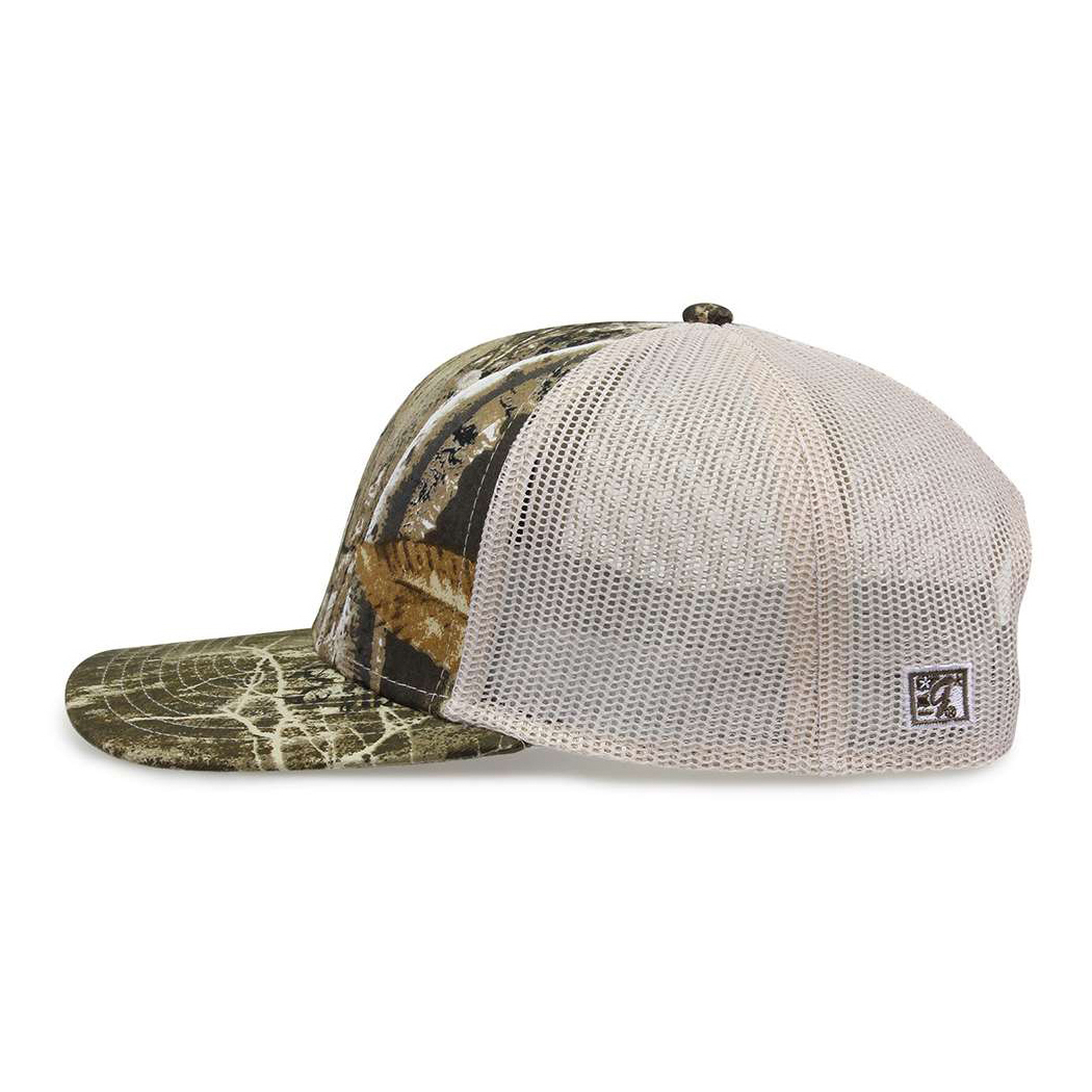 The Game GB452C Everyday Camo Trucker Cap - Realtree Edge