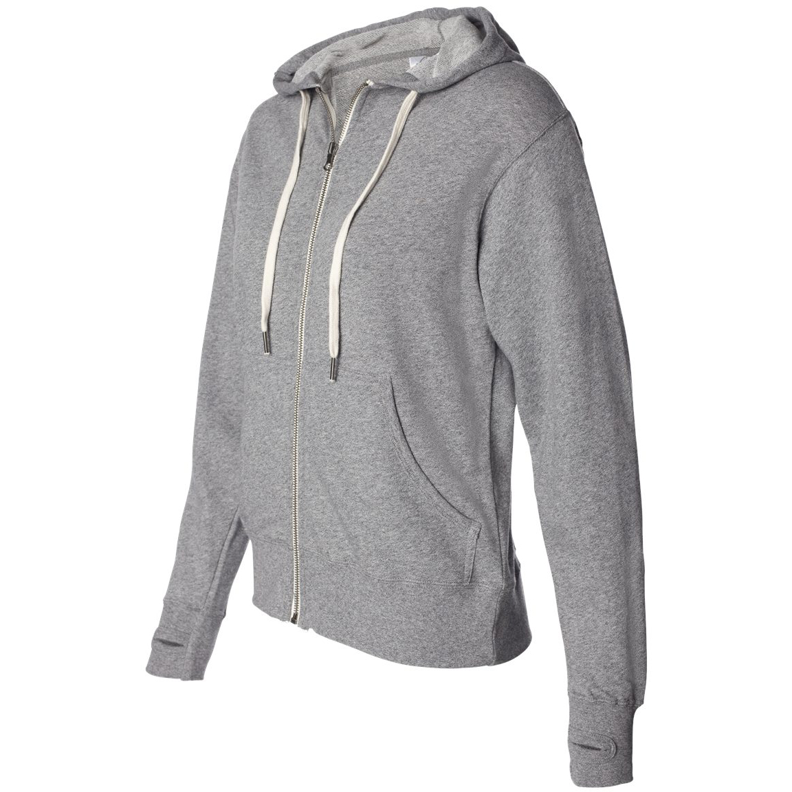 Independent Trading Co. PRM90HTZ - Unisex French Terry Heathered Hooded  Full-Zip Sweatshirt