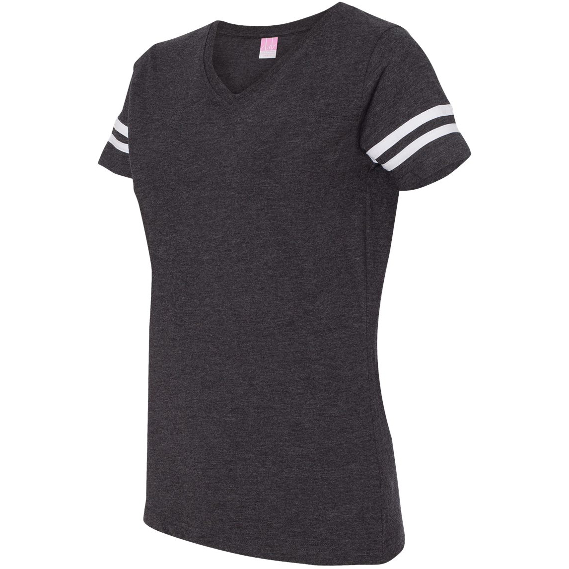 LAT 6937 - Football Fine Jersey Tee Wholesale