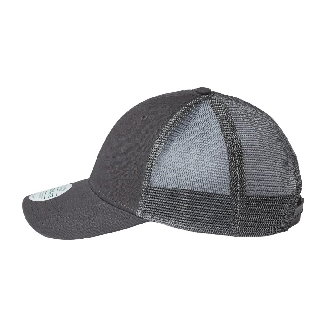 Legacy LPS Lo-Pro Snapback Trucker Cap - Dark Grey/Dark Grey